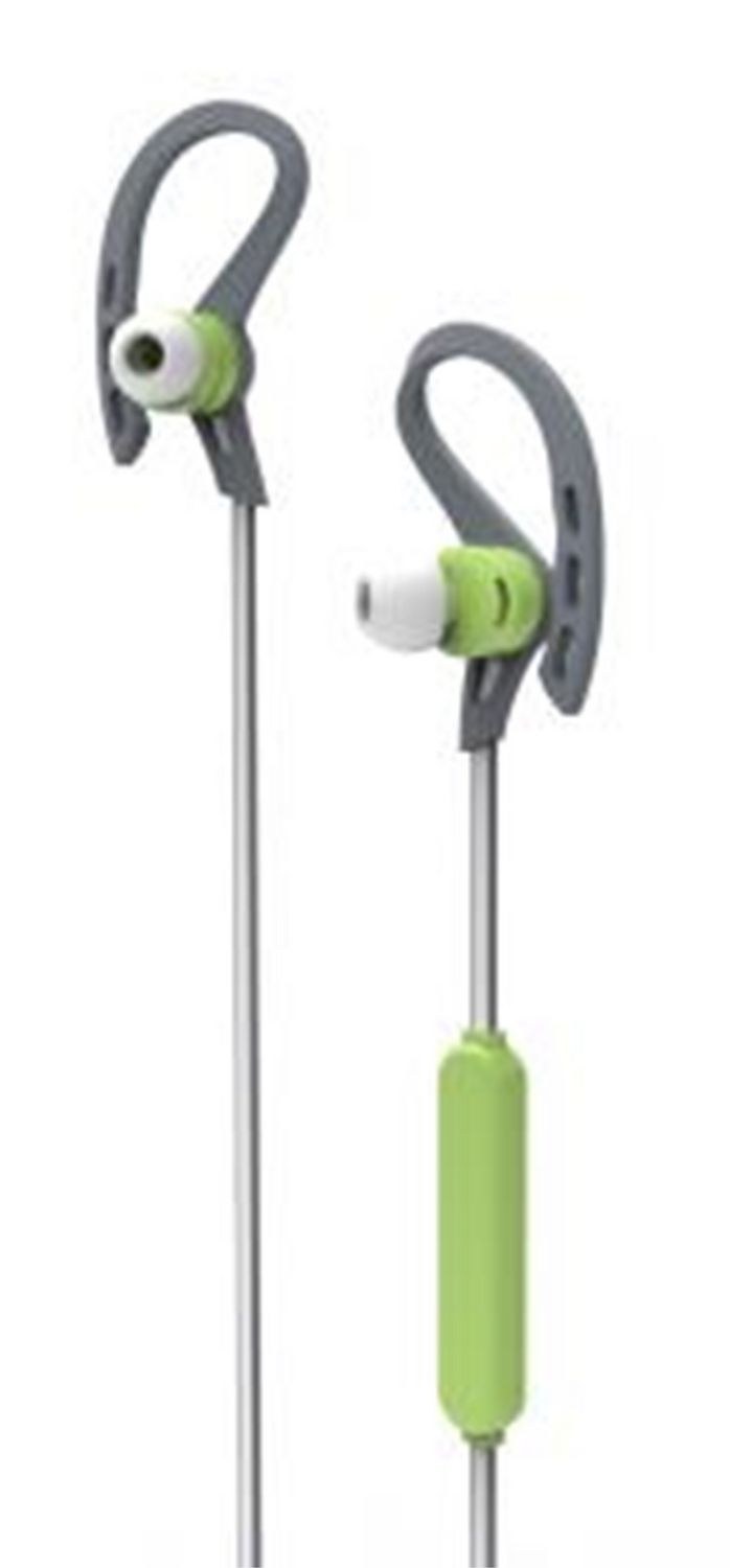 SHARPER IMAGE Athletic Bluetooth Wireless Earbuds with Reflective Cord - Sweatproof Sports Earphones for Running, Gym & Workout - Secure Fit for Active Lifestyle SBT545BL
