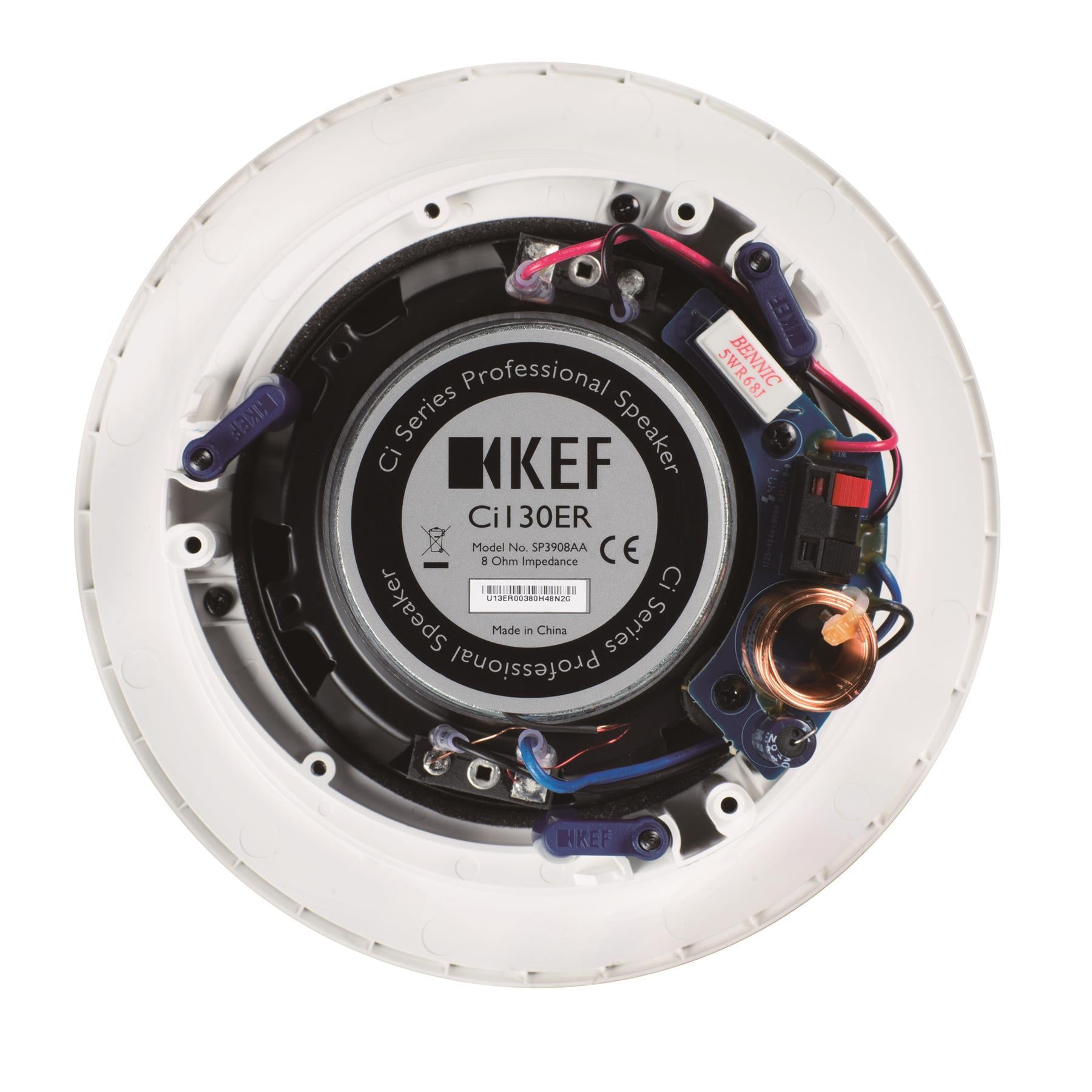 KEF Ci130ER Ci E Series In-Ceiling Speakers (Pair) - Premium Sound for Home Theater & Multi-Room Audio Systems