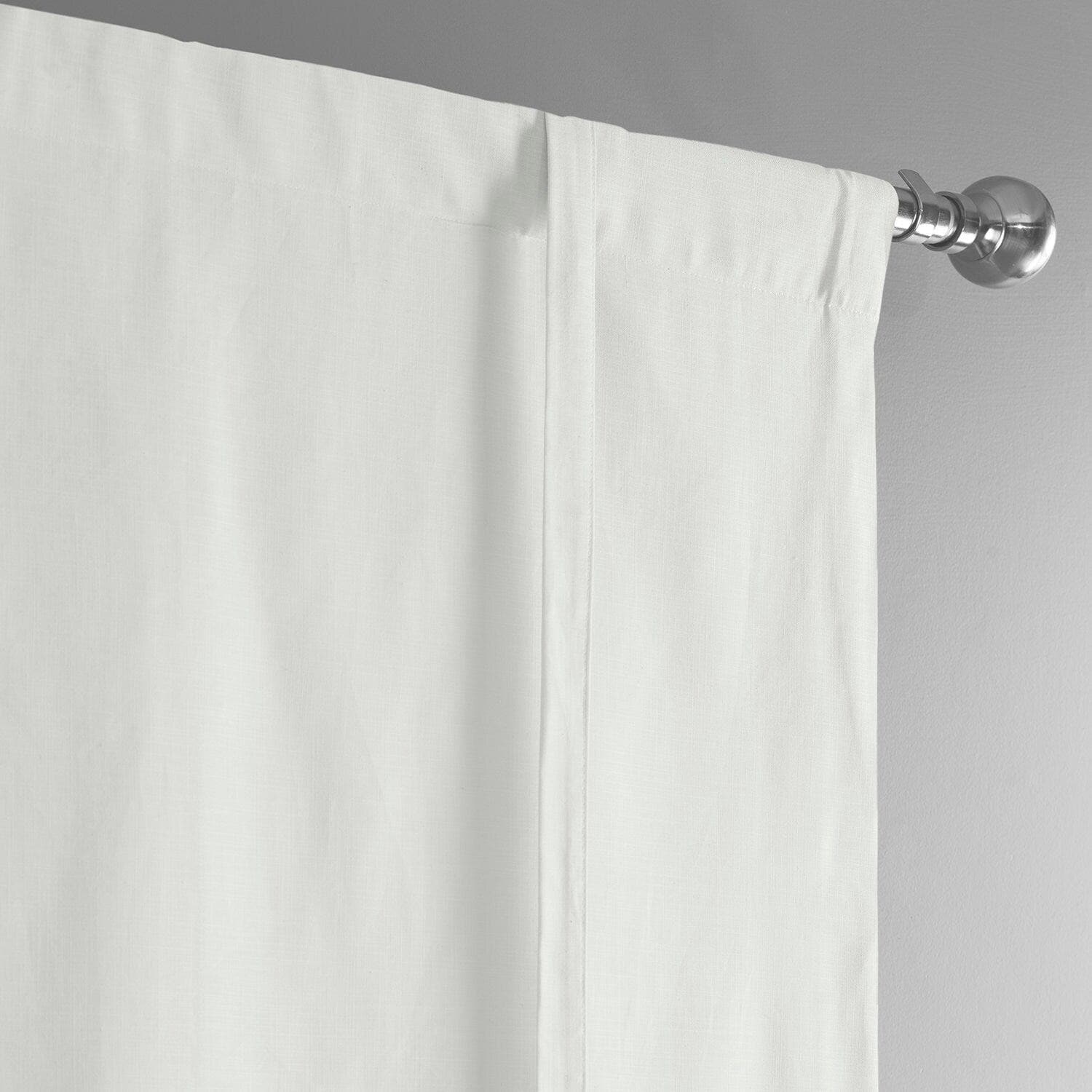 Prime White Dune Textured Solid Cotton Room Darkening Tie Up Window Shade - Blackout Curtain for Bedroom, Living Room & Nursery - Light Blocking, Noise Reducing Window Treatment