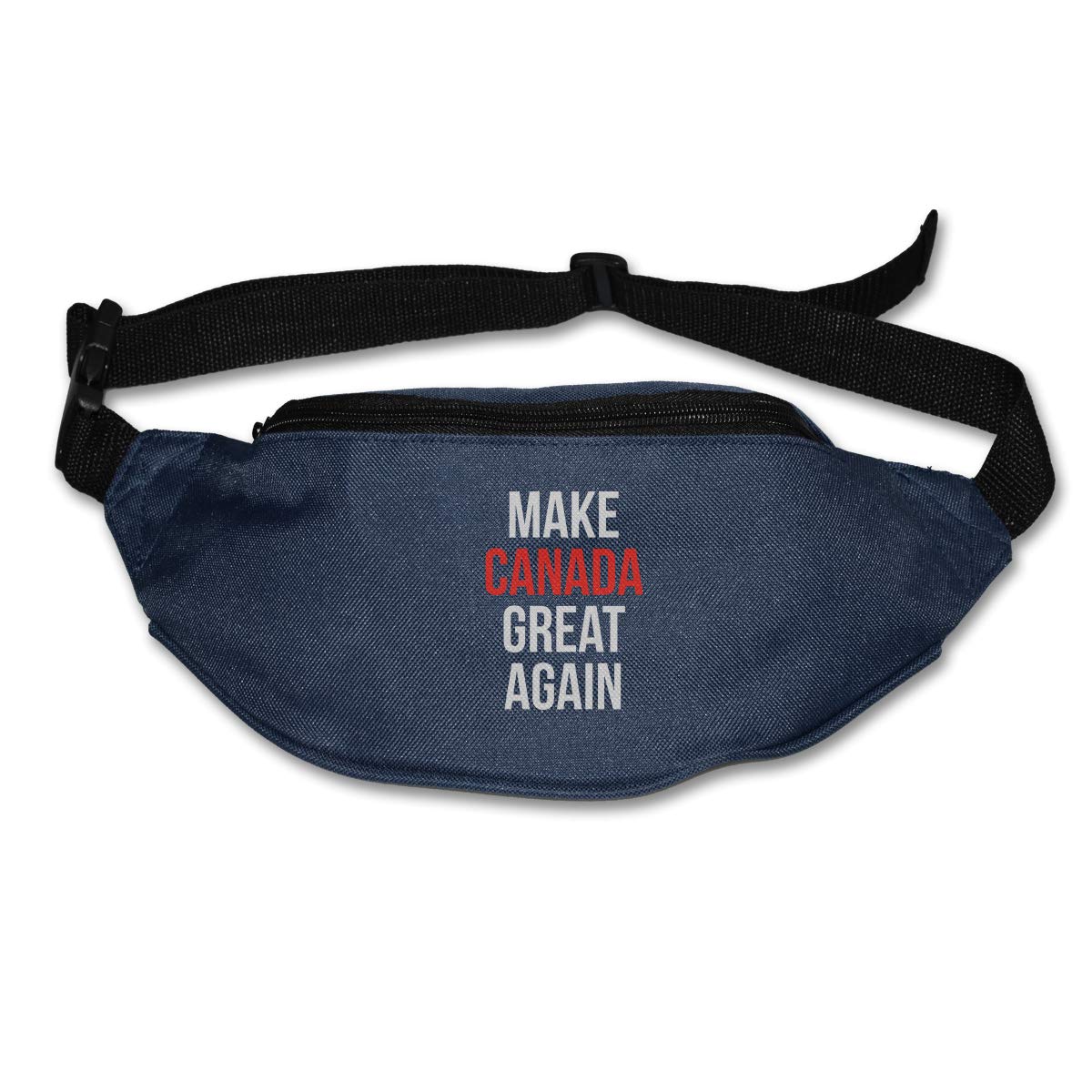 Eaoub Unisex Waist Bag Fanny Pack - Waterproof Running Belt for Outdoor Sports, Fitness, Travel & Hiking - Adjustable Waist Pack with Zipper Pockets (Navy Blue) | Perfect for Jogging, Gym, Cycling & Daily Use