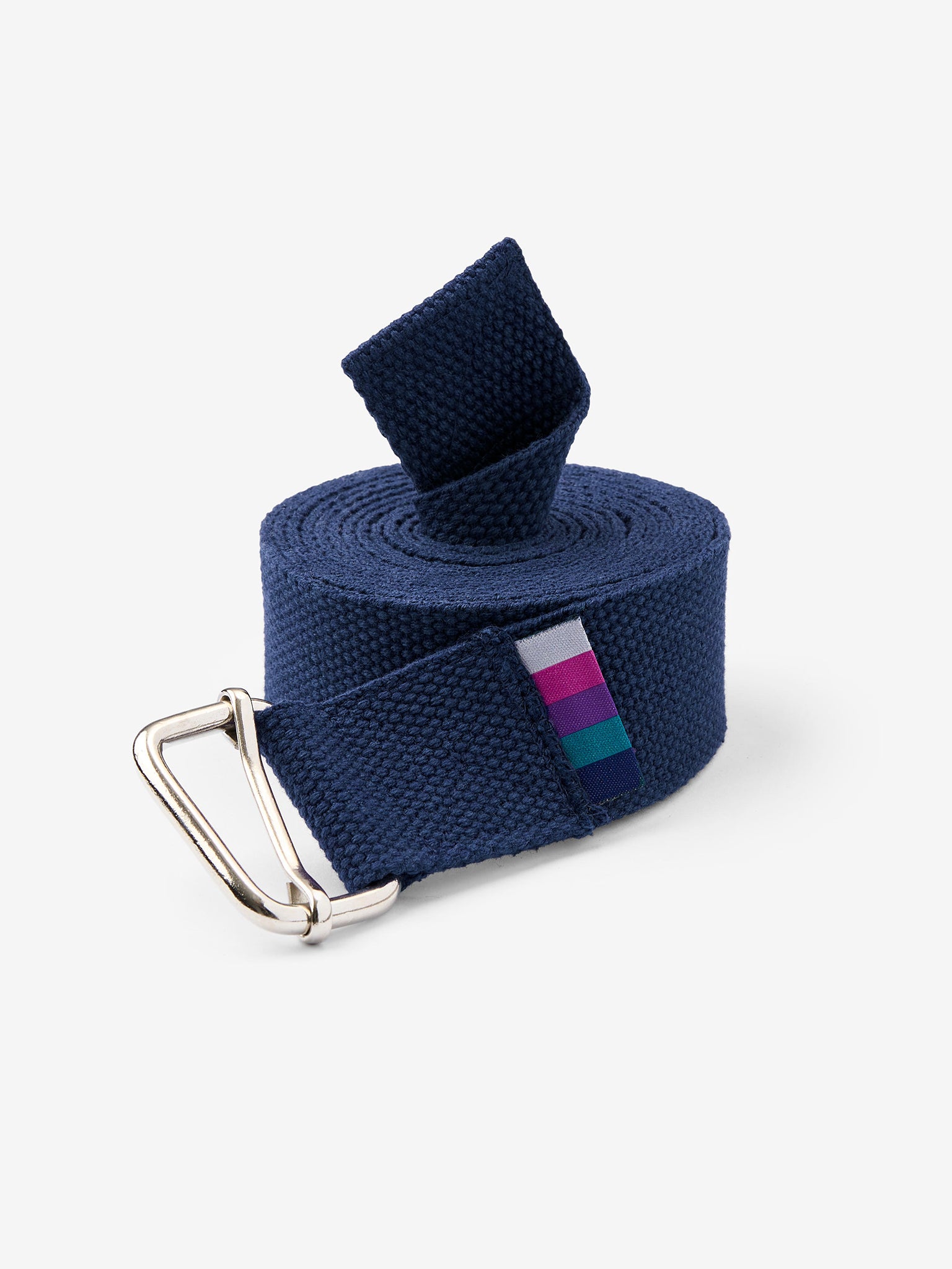 Organic Cotton Wide Yoga Belt for Stretching & Flexibility - Premium Yoga Strap for Poses, Pilates & Physical Therapy - Ideal for Home, Studio & Travel Use
