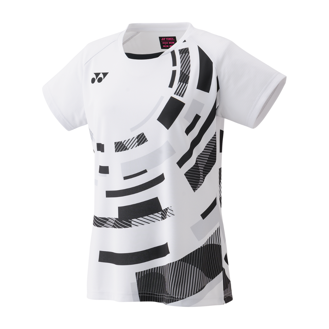 Yonex 20780 Women's Tennis Crew Neck Performance Shirt - Moisture Wicking & Breathable - White - Perfect for Tennis Matches & Casual Wear