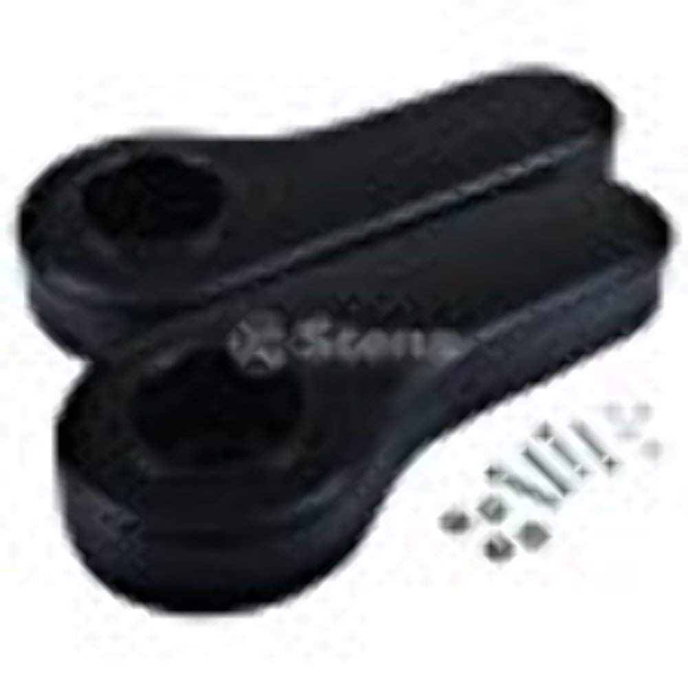 Performance Plus Carts Black Universal Arm Rests - Comfortable & Durable Golf Cart Accessories for Outdoor Sports & Leisure Activities