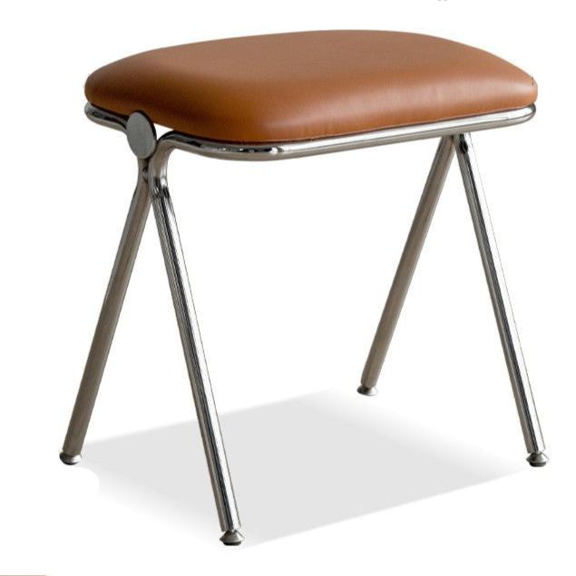 16.1x11.8x17.3 inches / 41x30x44 cm / dark brown color / makeup stool