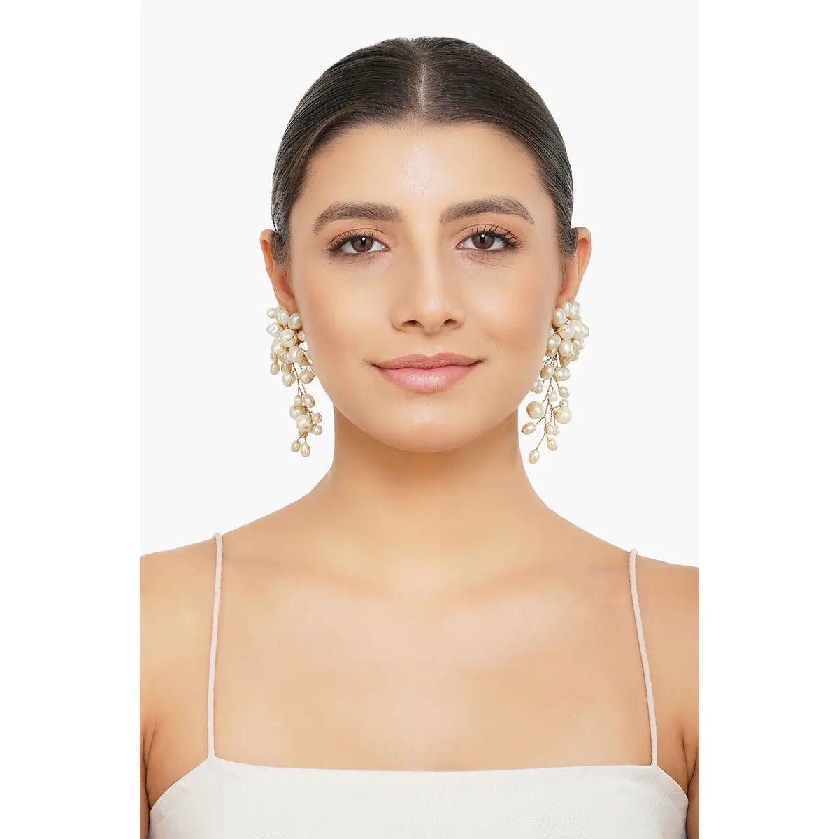 Mermaid's Treasure Pearl Earrings - Elegant Freshwater Pearl Jewelry for Women | Perfect for Weddings, Parties & Special Occasions