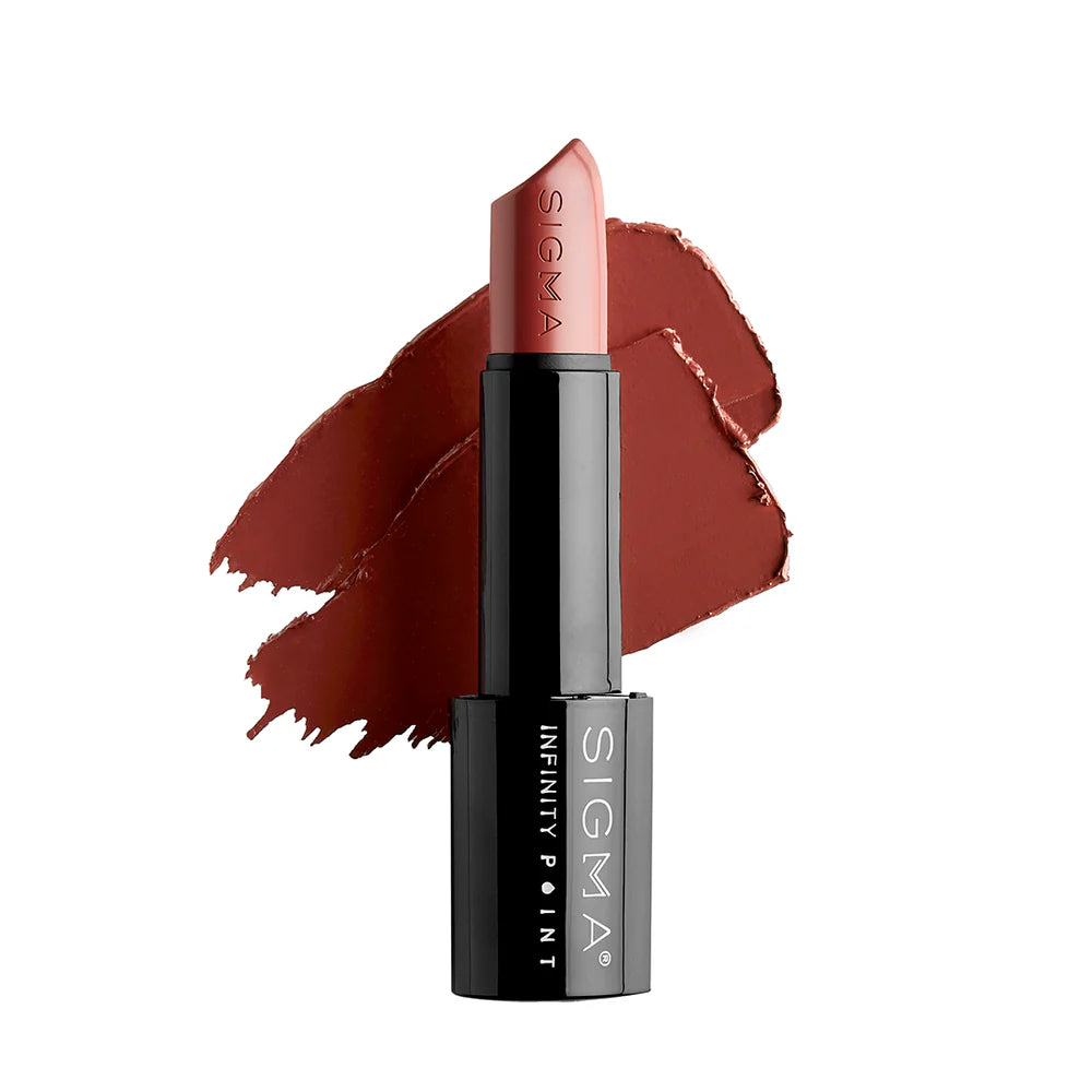 Sigma Beauty Infinity Point Lipstick - Long-Lasting Matte Lip Color, Hydrating & Smudge-Proof - Perfect for Everyday Wear, Date Night & Special Occasions