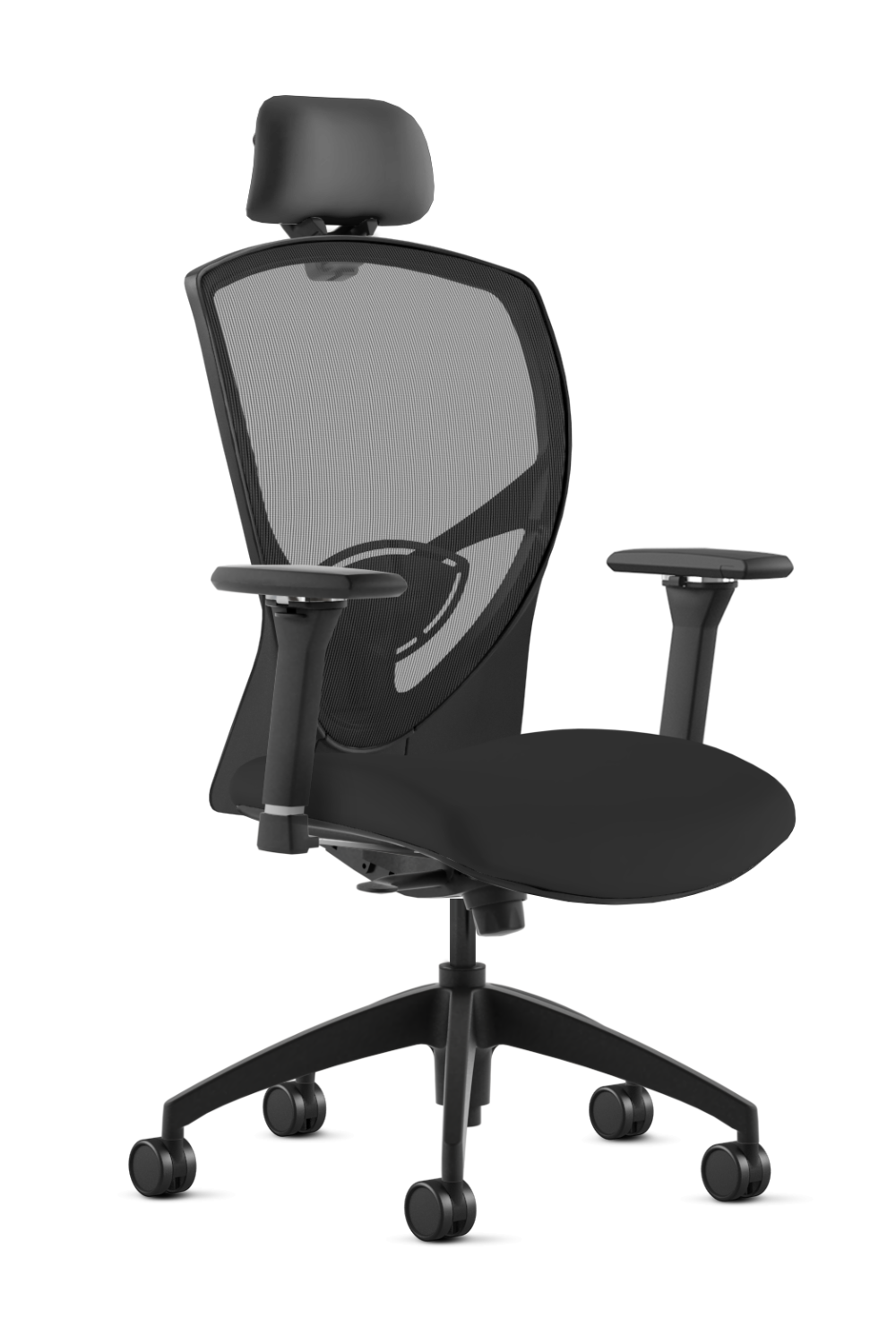 9 to 5 Theory 2180 High Back Ergonomic Office Chair with Adjustable Headrest & Seat Slider - Comfortable Task Chair for Long Hours Computer Work, Home Office & Gaming Setup