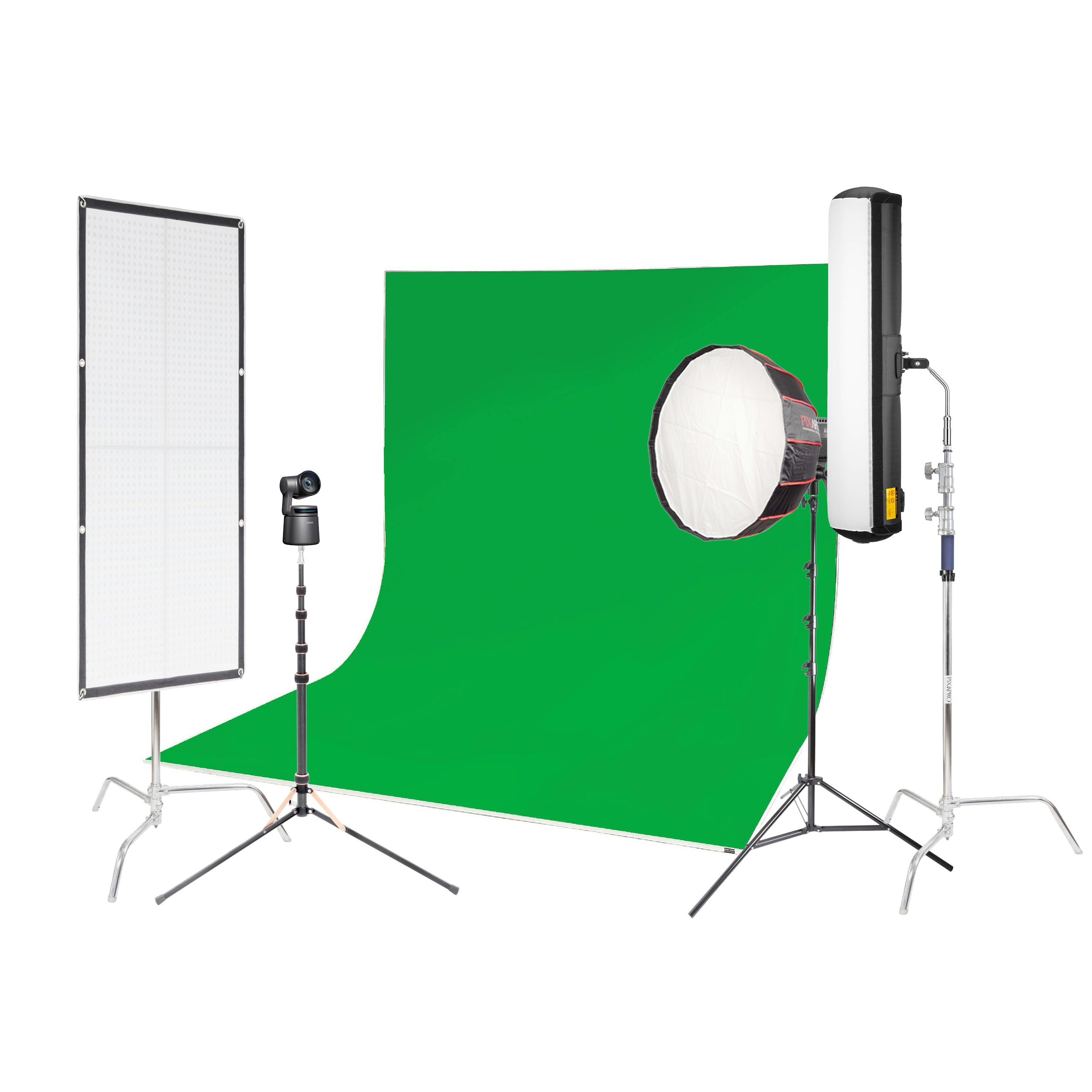 OBSBOT & Godox Professional 4K Live Streaming Kit with Microphone - Perfect for Podcasting, YouTube, Twitch, and Online Meetings