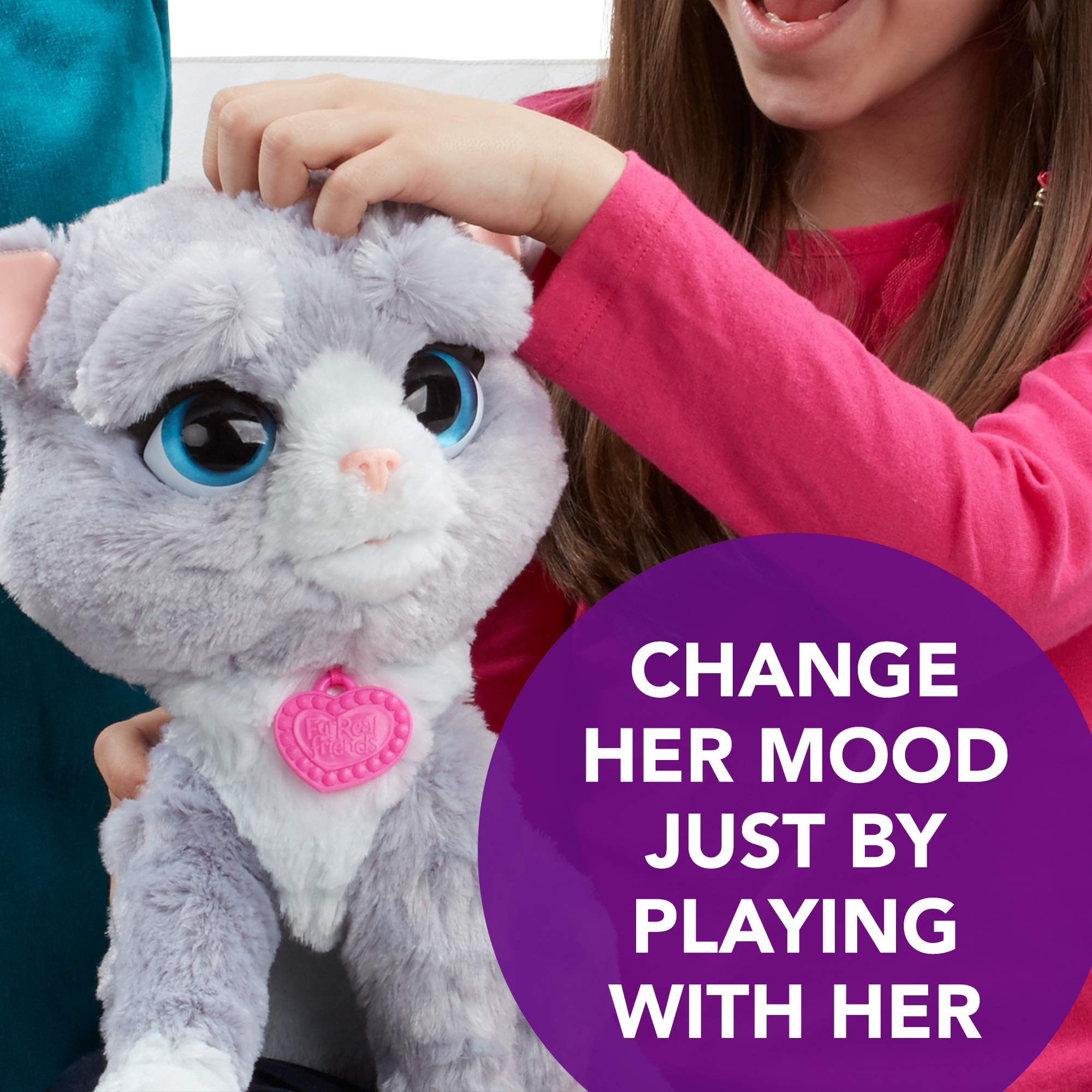 FurReal B5936AS0 Interactive Bootsie the Cat Toy - Realistic Animated Pet for Kids, Perfect for Playtime & Cuddling at Home