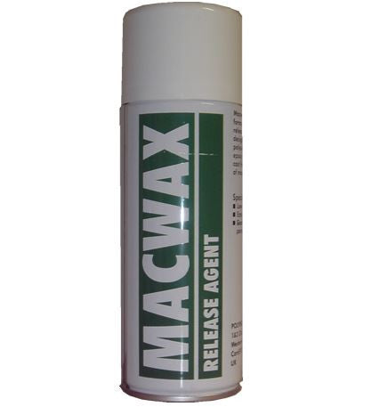 MACWAX Wax-Based Mold Release Spray 400ml - Non-Stick Coating for Concrete, Rubber, Fiberglass & Plastic Molds - Perfect for DIY, Industrial & Automotive Applications