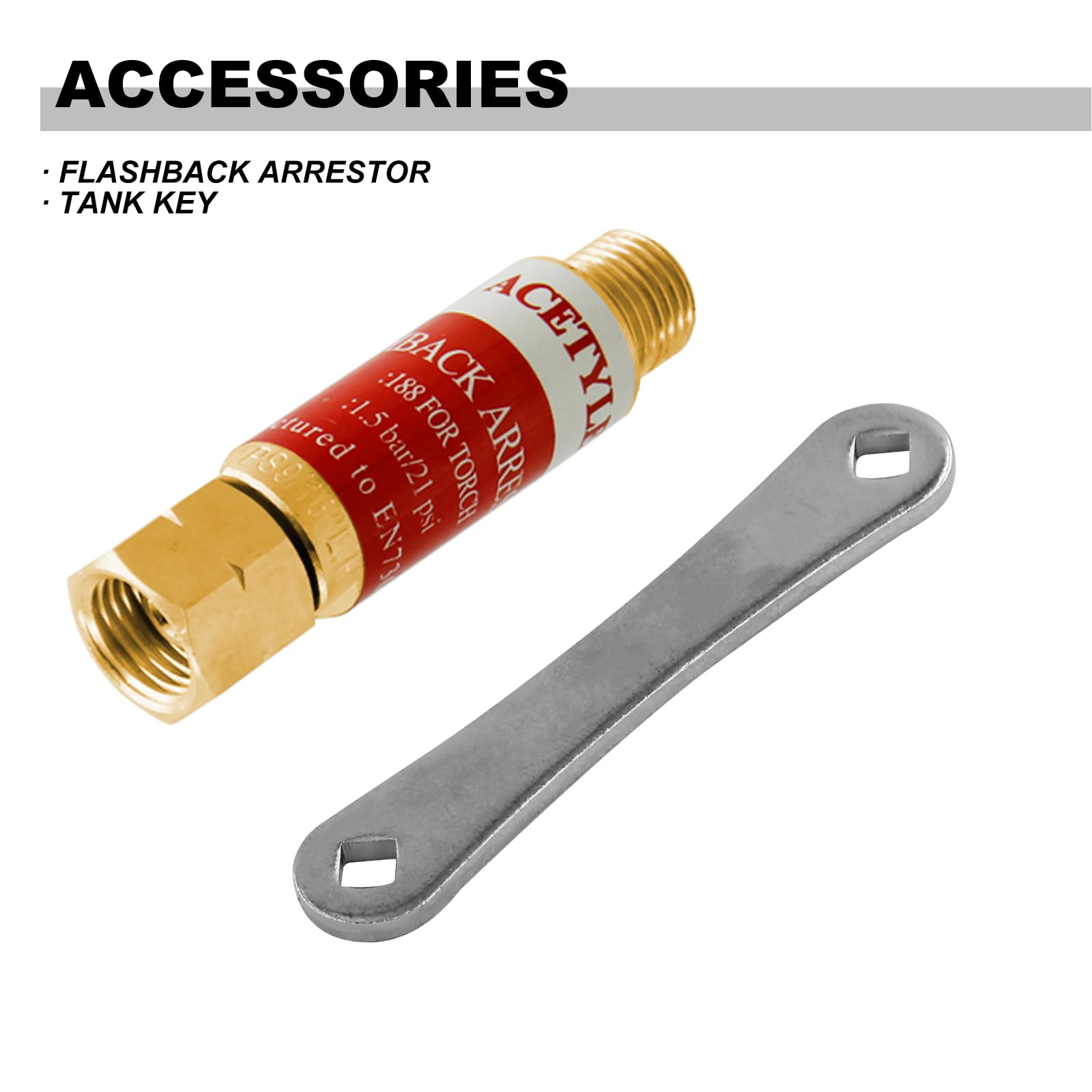 TDLX 2003MC Professional Air Acetylene Torch Kit with Fuel Gas for MC Size Tanks - Welding, Brazing & Metal Cutting Torch Set for DIY & Industrial Use