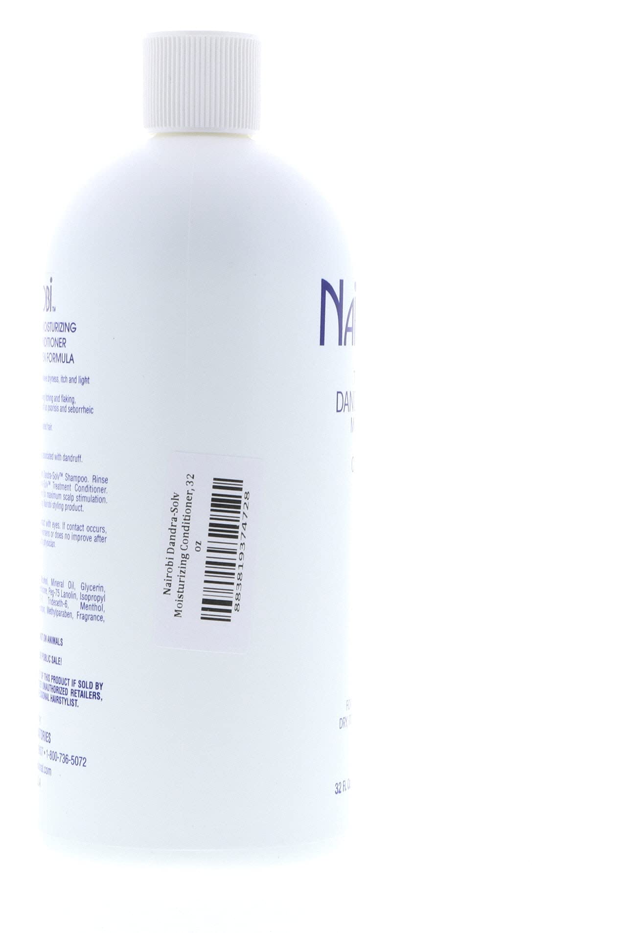 Nairobi Therapeutic Dandra-Solv Moisturizing Treatment Conditioner for Dry Scalp & Dandruff - 32 oz Unisex Hair Care - Perfect for Daily Use & Scalp Hydration