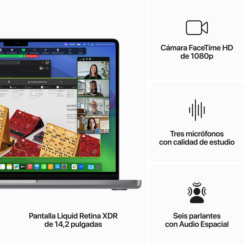 14-inch MacBook Pro with Apple M3 Chip (8-Core CPU & 10-Core GPU), 1TB SSD Storage - Space Gray | Powerful Laptop for Creative Professionals, Video Editing & Business Workflows
