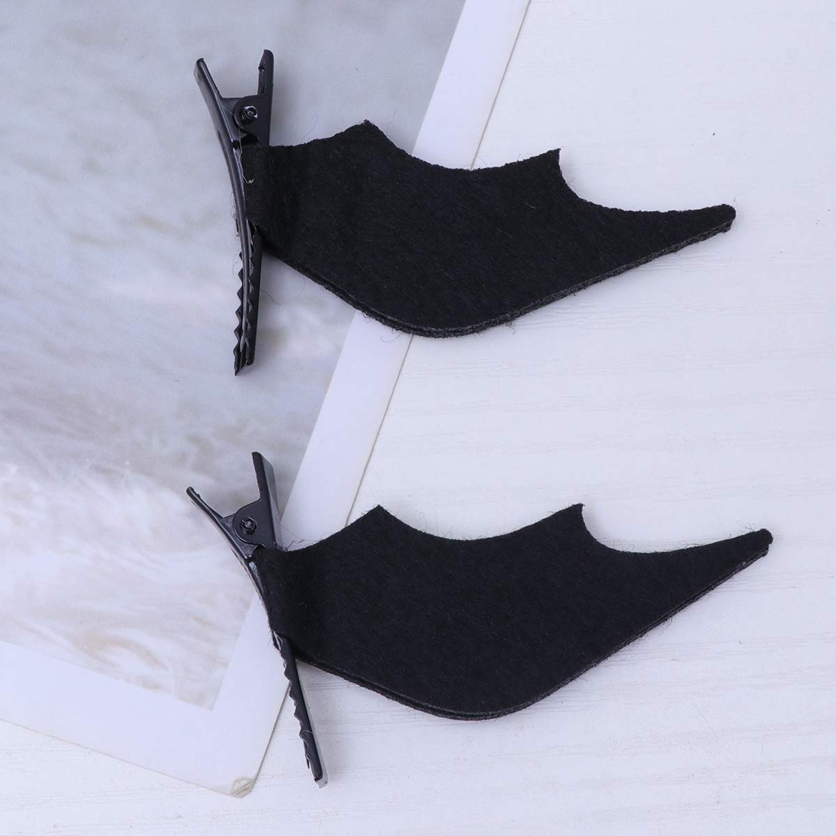 2 Pcs Halloween Devil Bat Wings Hair Clips - Gothic Hair Accessories for Women, Cosplay, Parties & Festivals - Perfect for Halloween Costumes, Cosplay Events & Themed Parties