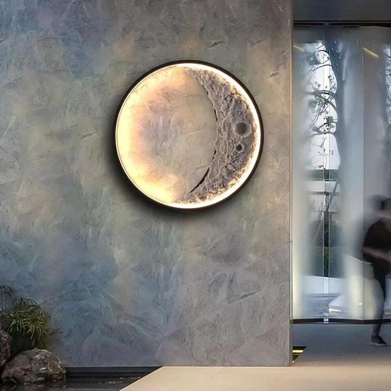 Wall Moon Light Outdoor LED Lighting - Waterproof Decorative Light for Garden, Patio, and Backyard - Perfect for Romantic Nights and Outdoor Decor