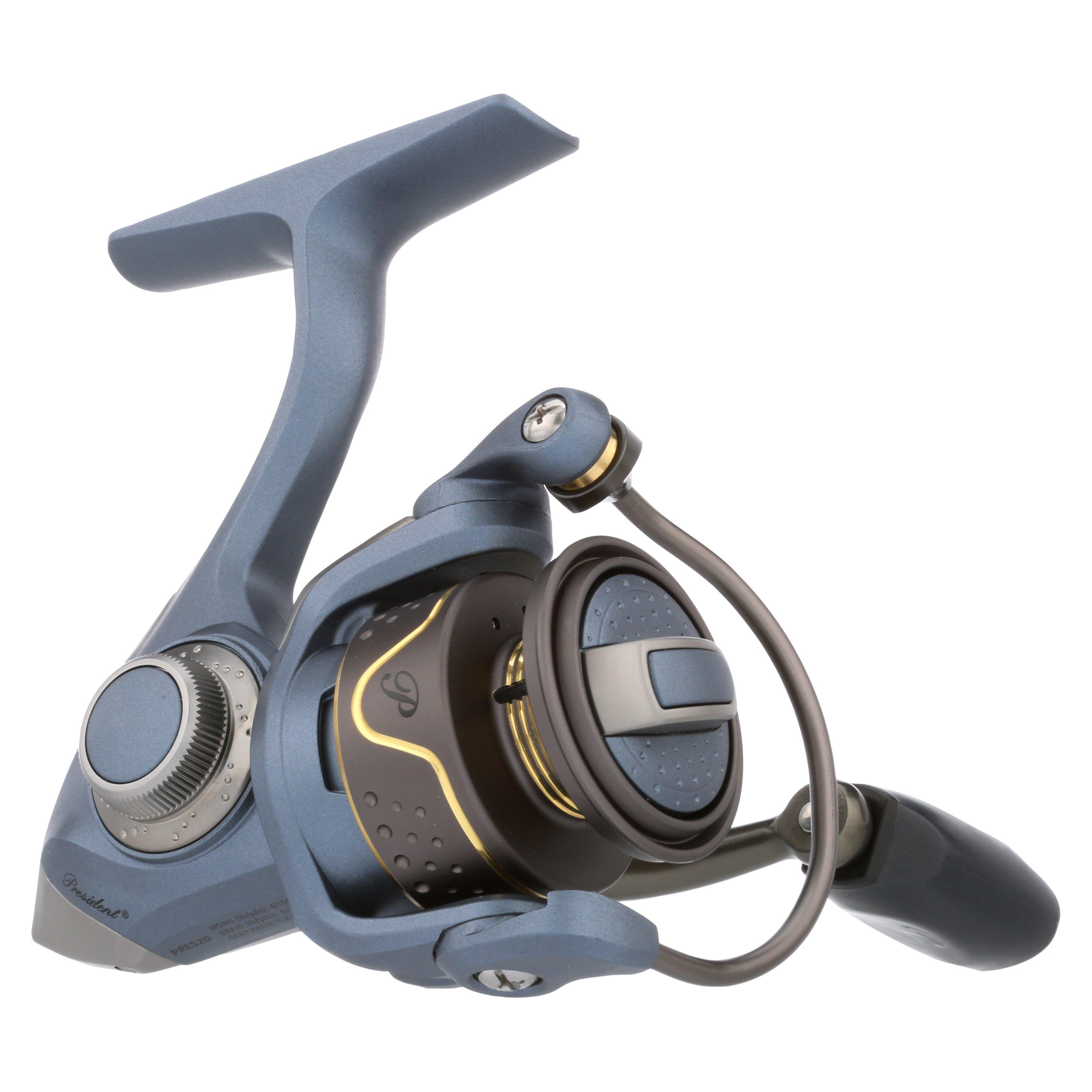 Pflueger President Spinning Fishing Reels - Lightweight & Smooth Performance for Freshwater & Saltwater Angling - Perfect for Bass, Trout, and Walleye Fishing