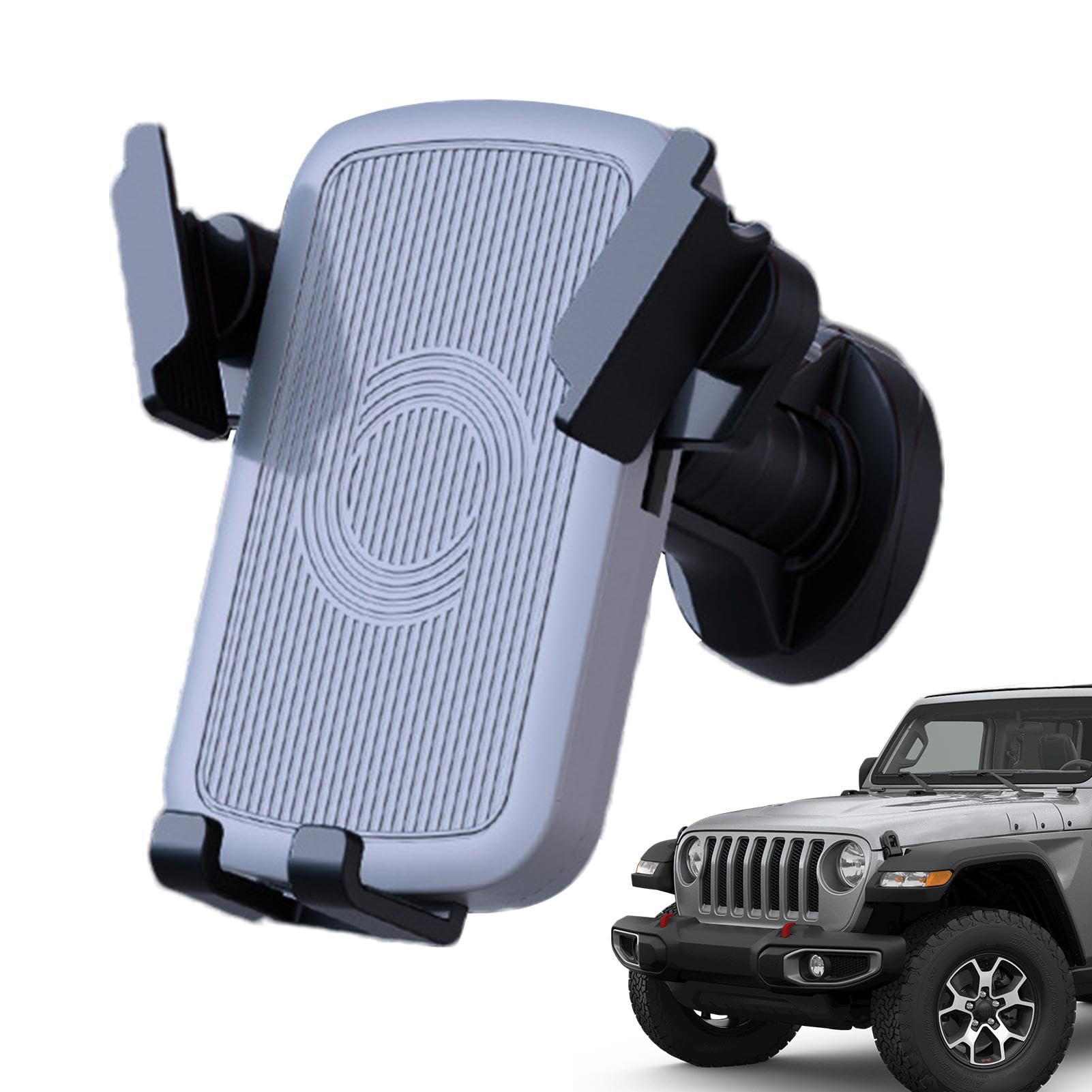 360° Rotating Air Vent Phone Holder - Adjustable Non-Slip Car Mount for Travel & Commuting