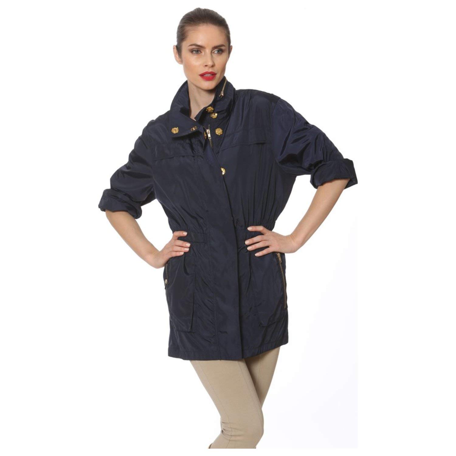Women's Lightweight Tafani Jacket - Navy Blue Waterproof Windbreaker for Outdoor Activities - Size S | Perfect for Hiking, Travel & Casual Wear