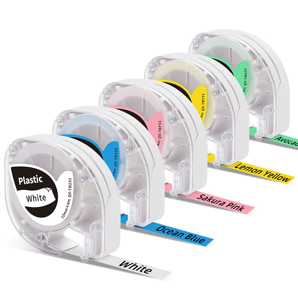 Phomemo P12 Pro Bluetooth Label Printer - Compatible with Plastic, Paper, Iron-on & Satin Ribbon Labels | Inkless Label Maker with Custom Fonts & Symbols | Perfect for Home, Office & Craft Organization