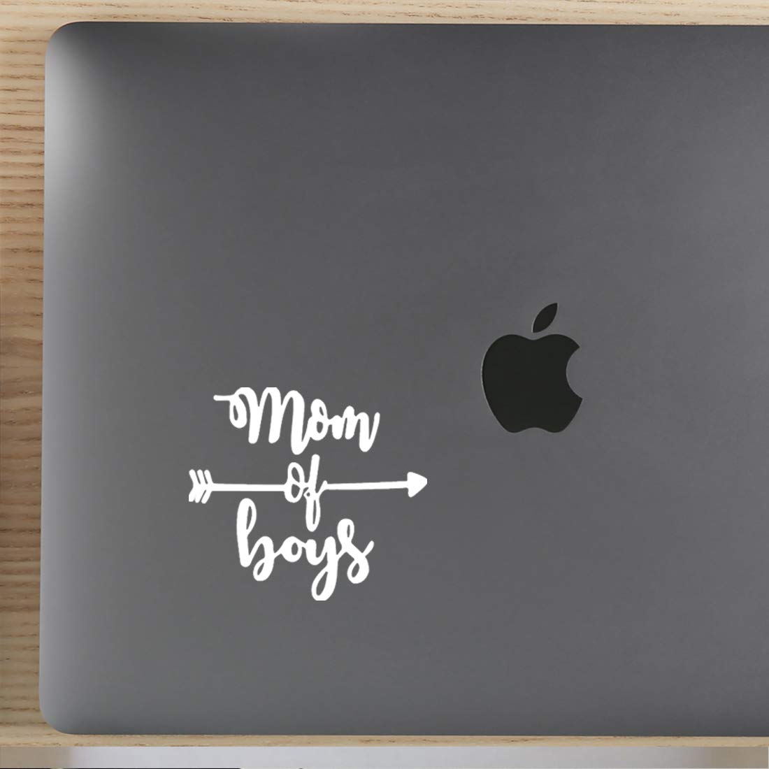 Premium Waterproof Vinyl Decal Stickers (Set of 2) - White Boys Design for Laptop, Phone, Helmet, Car Window & Home Decor | Durable Decals for Moms, Kids Rooms, School Supplies & DIY Projects
