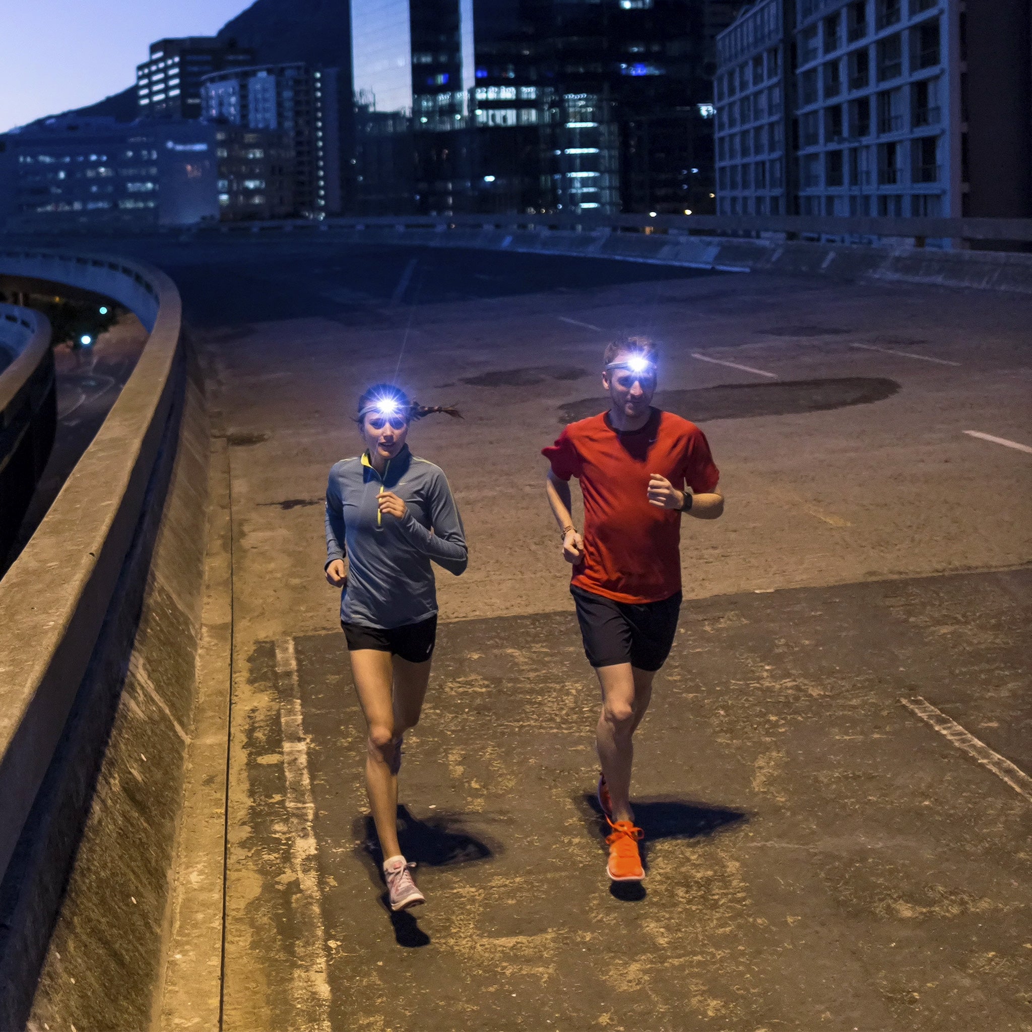 NEO4 Rechargeable LED Headlamp - 500 Lumens Waterproof Headlight for Camping, Hiking, Running & Outdoor Activities - Hands-Free Light with Adjustable Headband