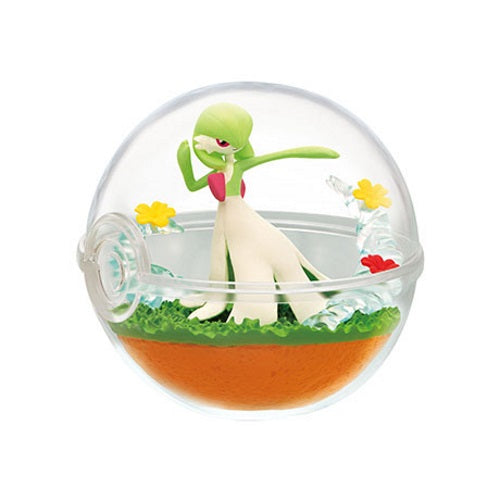Pokemon Terrarium Collection - 7 Piece 3 Inch Re-ment Mini Figures Set for Home Decor, Office Display & Gift Ideas