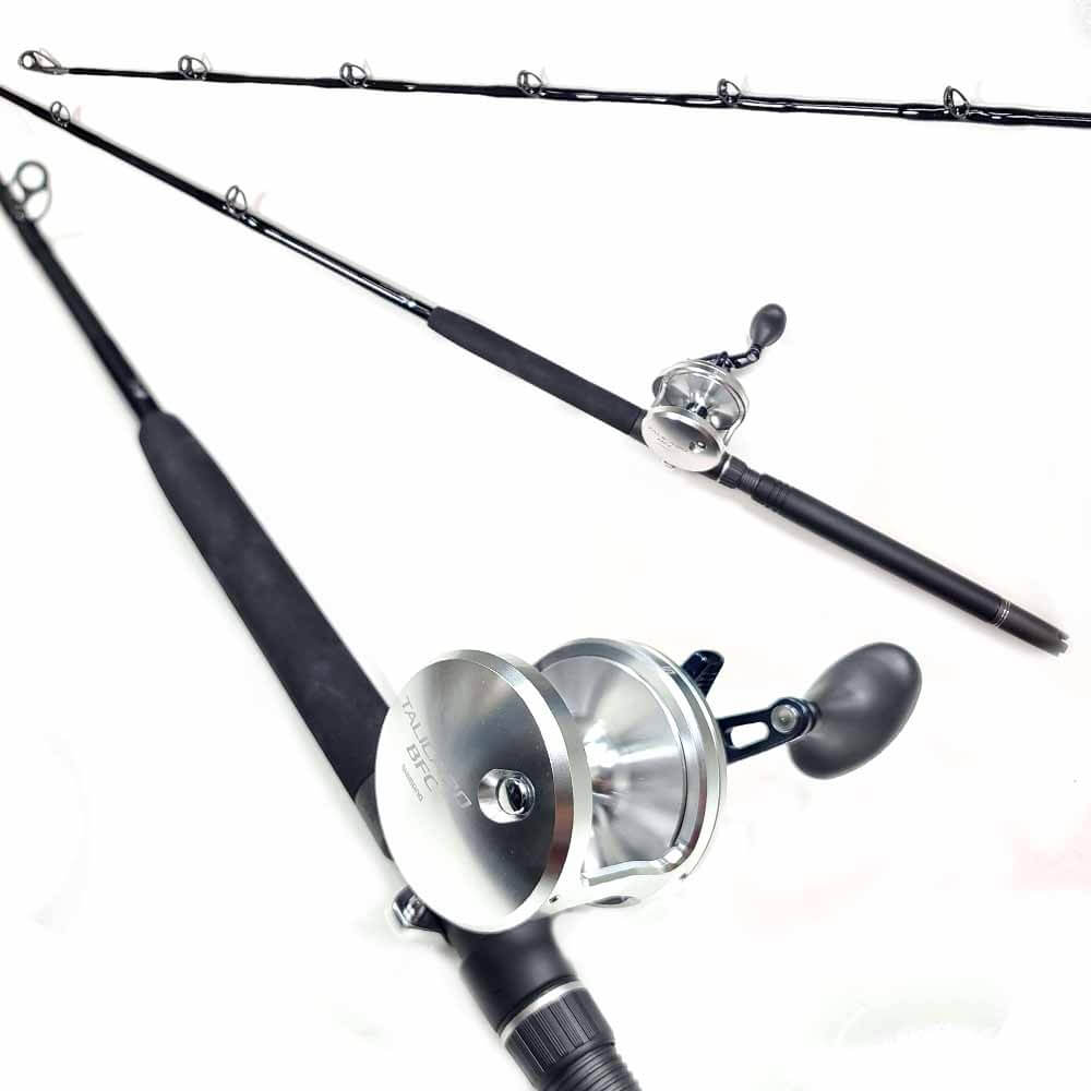 Shimano Talica Stand Up Fishing Combo - TAC BFC20 Reel & CH 7020 Sail Rod - Saltwater Offshore Big Game Fishing Gear for Tuna, Marlin & Swordfish