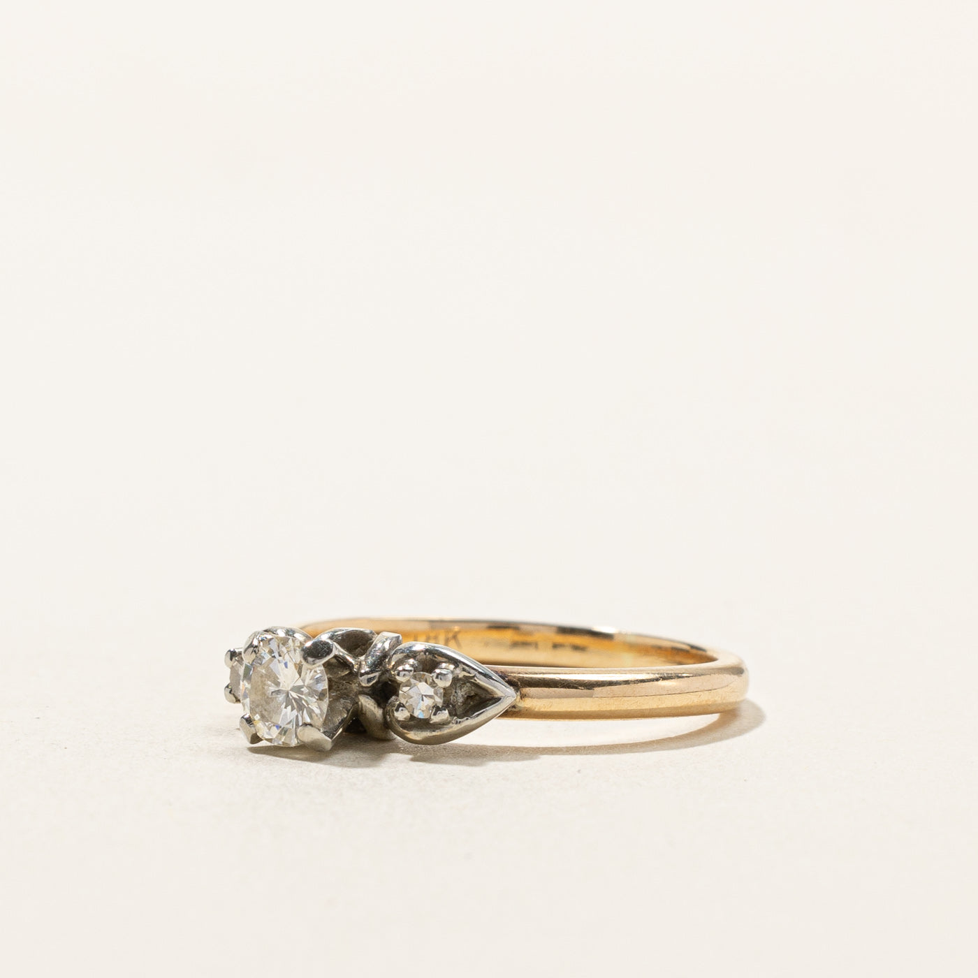 0.27ctw High Set Diamond Ring - Size 5 | Elegant Solitaire Engagement Wedding Band for Women | Perfect for Proposals, Anniversaries & Special Occasions