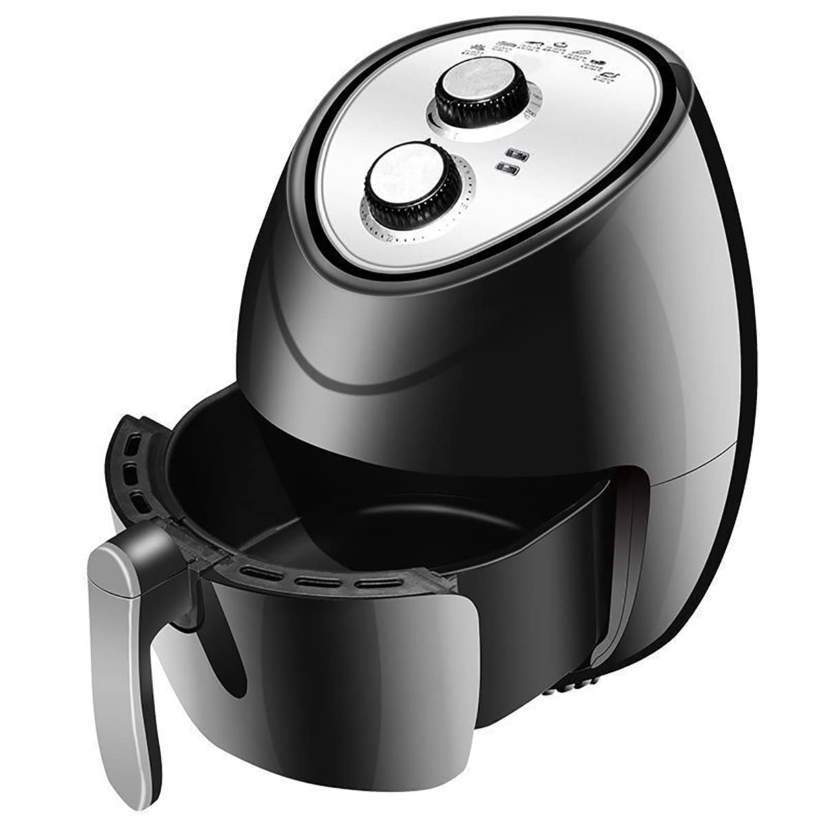 5.8Qt Digital Air Fryer with 1500W Power - Multi-Functional Healthy Cooking for Air Frying, Baking & Dehydrating | Dishwasher Safe & Includes Recipe Guide | Perfect for Family Meals, Snacks & Meal Prep