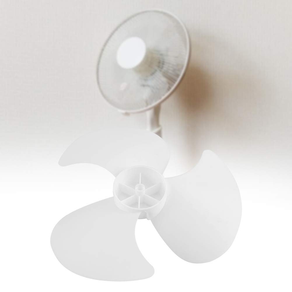 BORDSTRACT 2-Pack 12 Inch Plastic Fan Blades with 27 Diameter and 8mm Aperture - Replacement Electric Fan Accessories for Home, Office, and Workshop Cooling