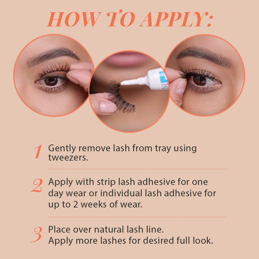 Ardell Naked Strip Lashes 423 - Natural Looking False Eyelashes with Invisiband Technology, Soft Volume 4-Pack with Duo Pipette Lash Adhesive | Perfect for Everyday Wear, Special Occasions & Professional Makeup Looks