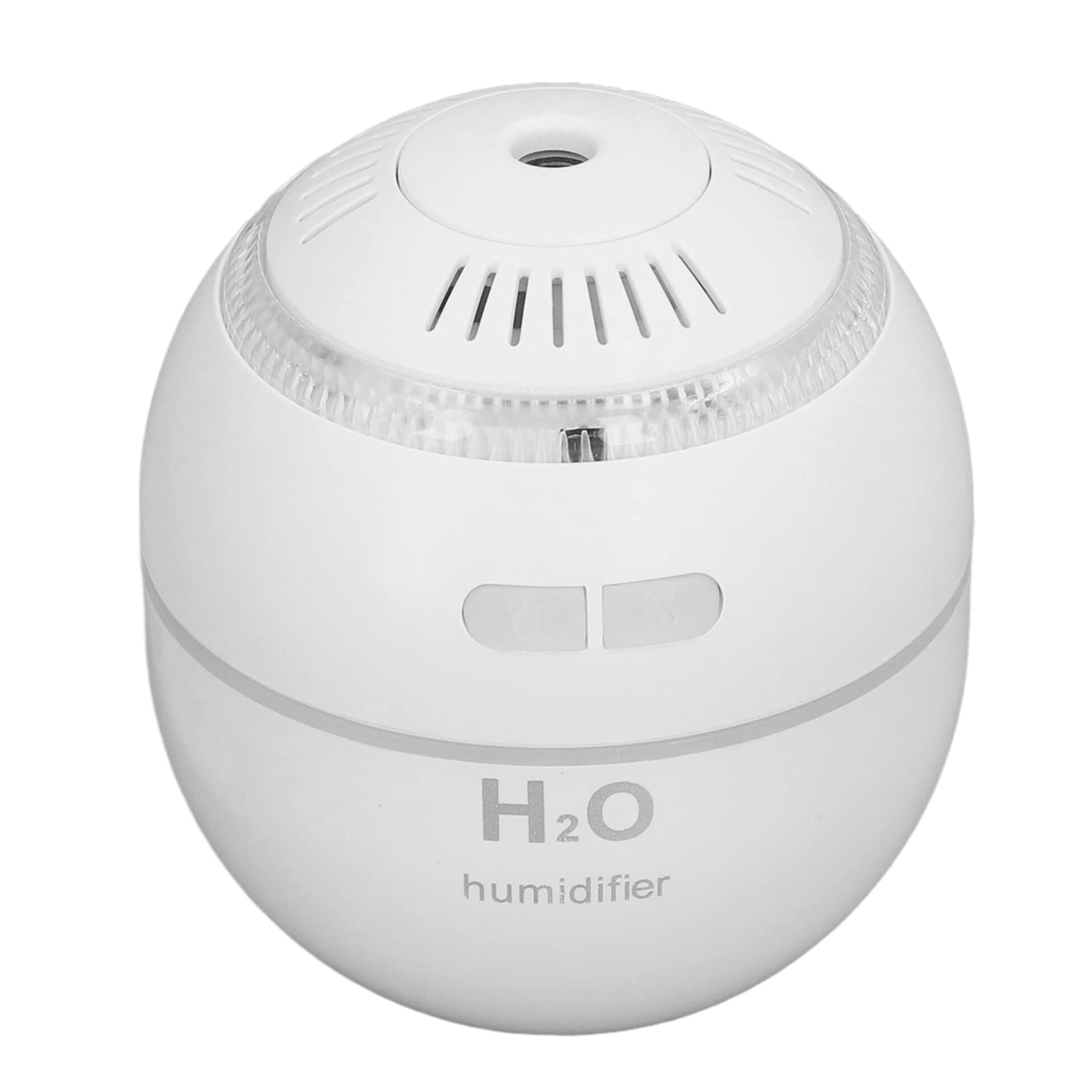01 02 015 USB Air Humidifier - Silent Mist Maker with Safe Vent Design, Convenient Charging for Home & Office Use (White) | Perfect for Bedroom, Living Room, and Dry Climate Areas