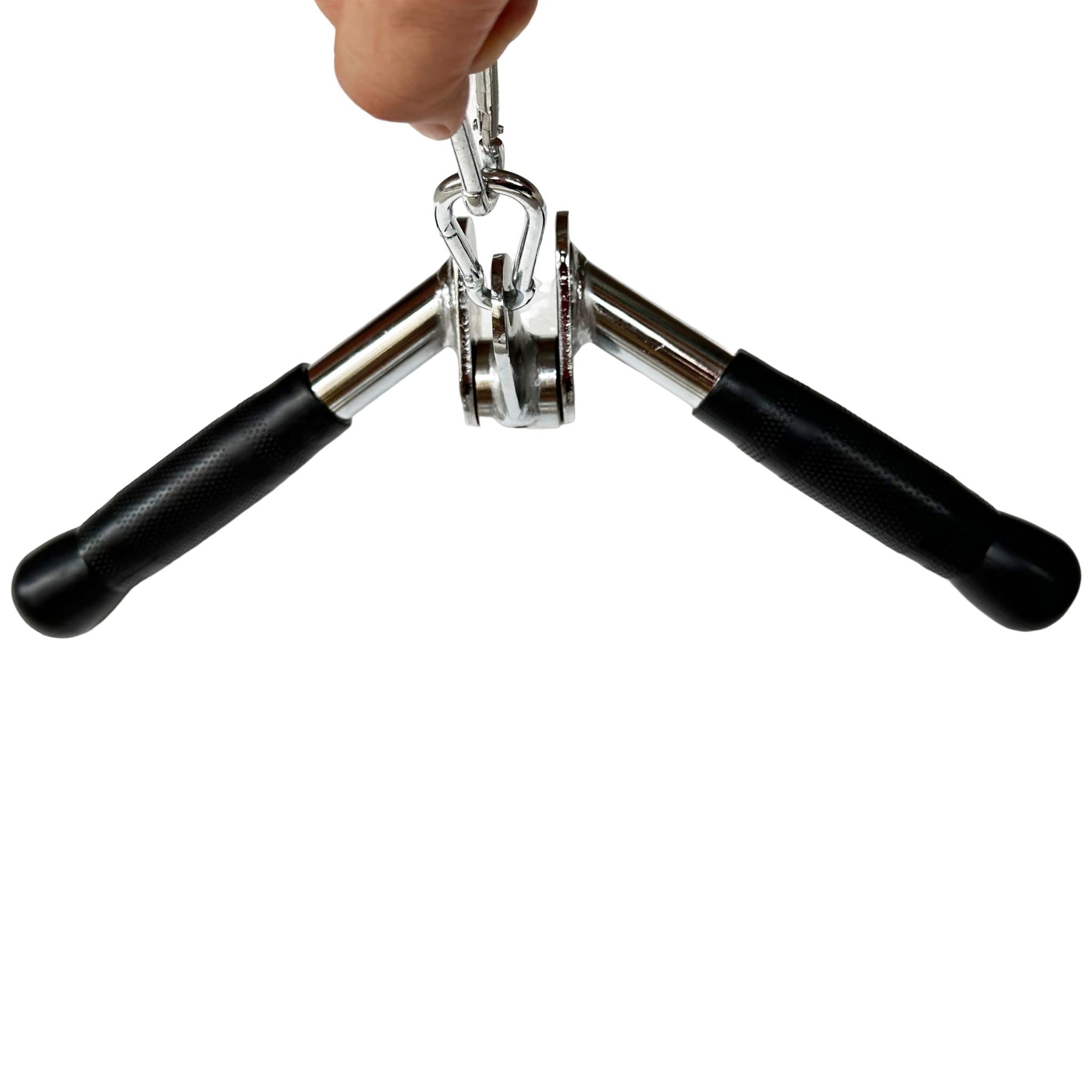V-Shaped Bar Press Down Attachment - Heavy Duty Tricep Cable Machine Bar for Gym & Home Workouts - Perfect for Triceps, Shoulders & Back Training