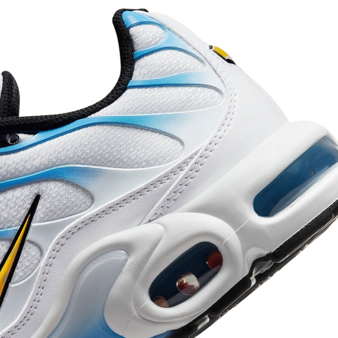 Nike Air Max Plus Running Shoes - Poseidon Blue/University Gold/White for Men | Comfortable Cushioned Sneakers for Running, Gym & Casual Wear