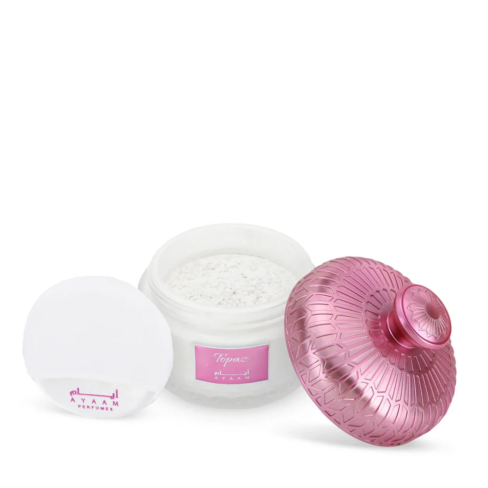Topaz Body Powder 150g - Talc-Free Moisturizing & Chafing Relief for Sensitive Skin | Perfect for Post-Workout, Baby Care & Summer Comfort