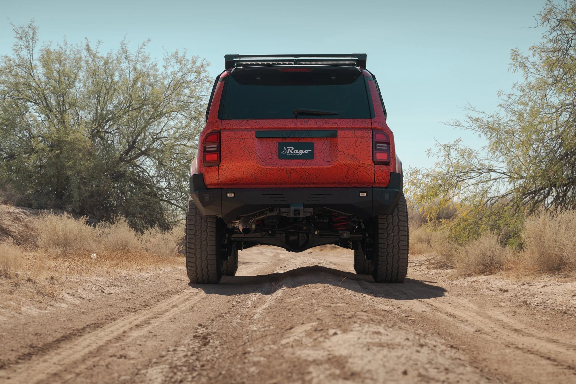 Rago Fabrication Heavy Duty Rear Bumper for 2024+ Toyota Land Cruiser 250 Series | Off-Road Protection & Recovery | Perfect for Overlanding, Rock Crawling & Adventure Travel