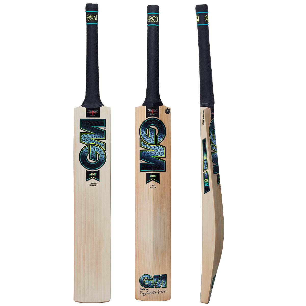 Gunn & Moore Aion DXM Original English Willow Cricket Bat - Premium Performance for Professional & Club Players - Perfect for Test Matches & Training Sessions