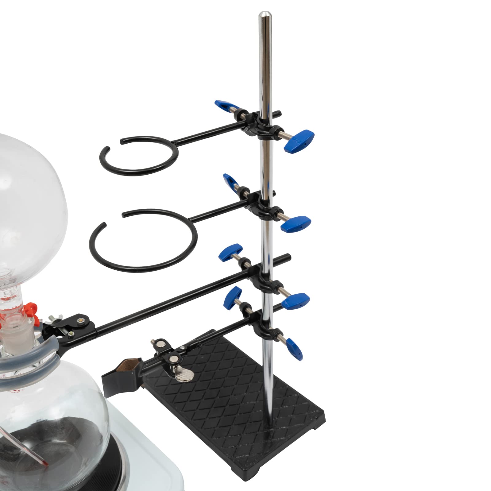 1000ml Essential Oil Distillation Kit - Lab Glassware Set with Graham Condenser & Hot Stove, 19/26 & 24/29 & 29/32 Joints - Perfect for Aromatherapy, Herbal Extraction & Home Distilling