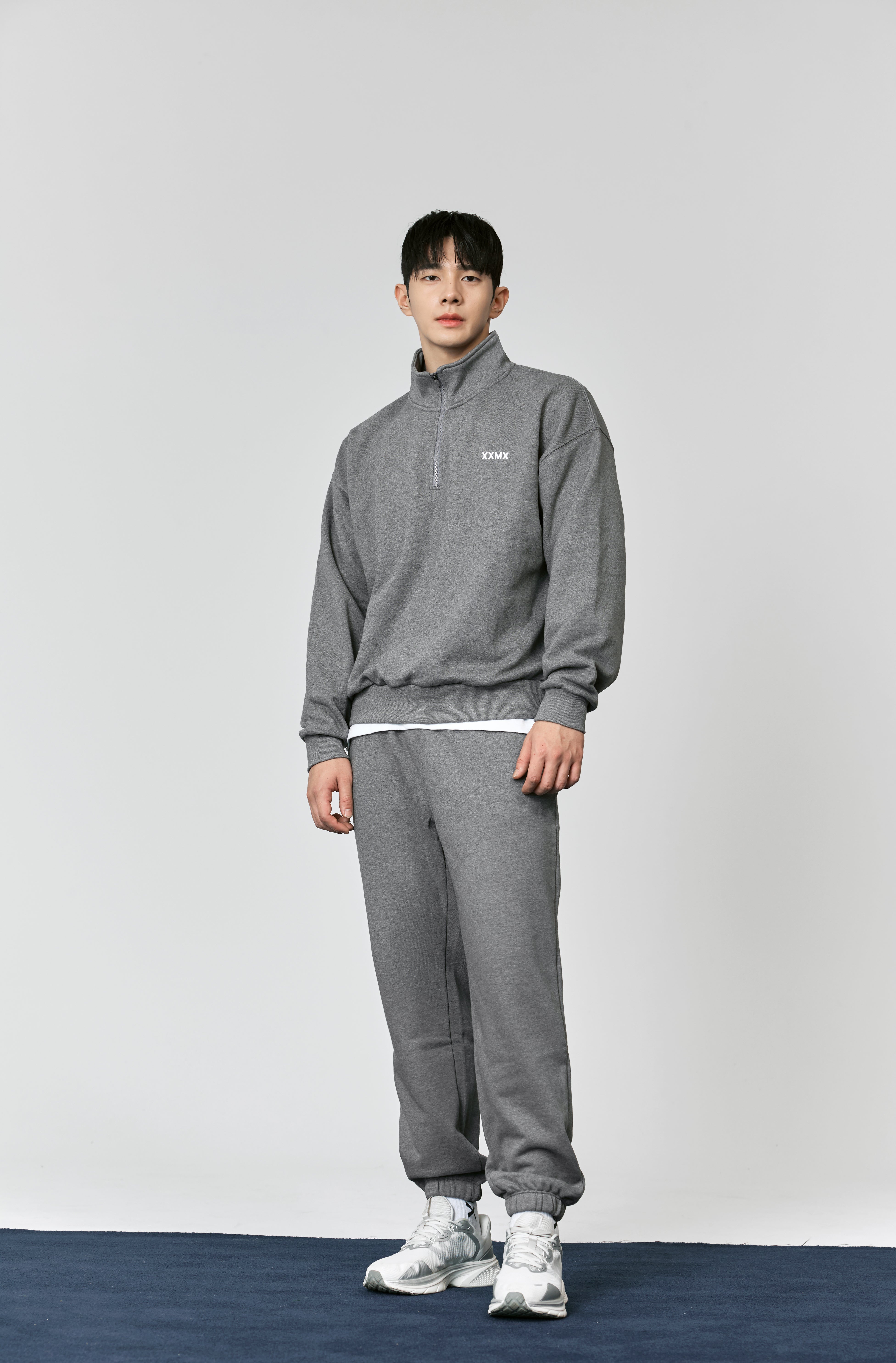 French Terry Half Zip Up Sweatshirt for Men & Women - Soft Casual Pullover Hoodie for Gym, Running, and Everyday Wear