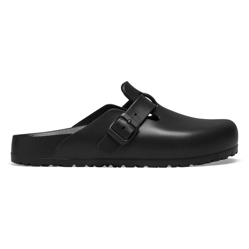 Birkenstock Boston Essentials EVA Clogs in Black | Comfortable & Lightweight Unisex Sandals for Men & Women | Perfect for Home, Office & Casual Wear