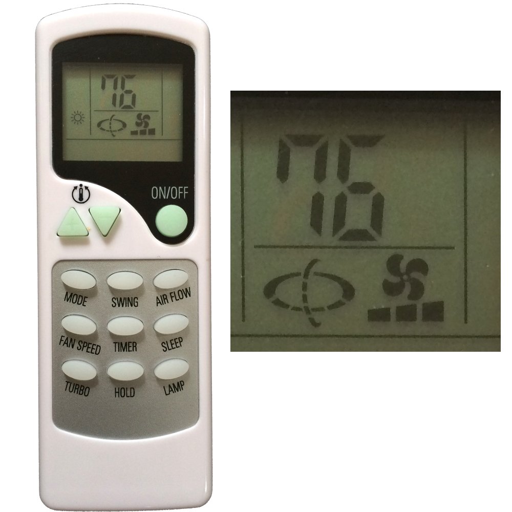 Original Air Conditioner Remote Control Replacement ZHF/LT-01 - Compatible with Multiple AC Units | Perfect for Home, Office & Hotel Use