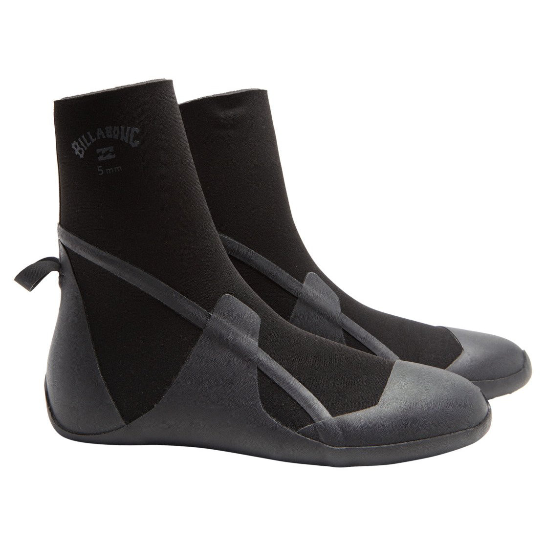 Billabong 5mm Round Toe Booties - Neoprene Water Shoes for Surfing, Diving & Beach Activities - Men's/Women's Winter Boots with Anti-Slip Sole