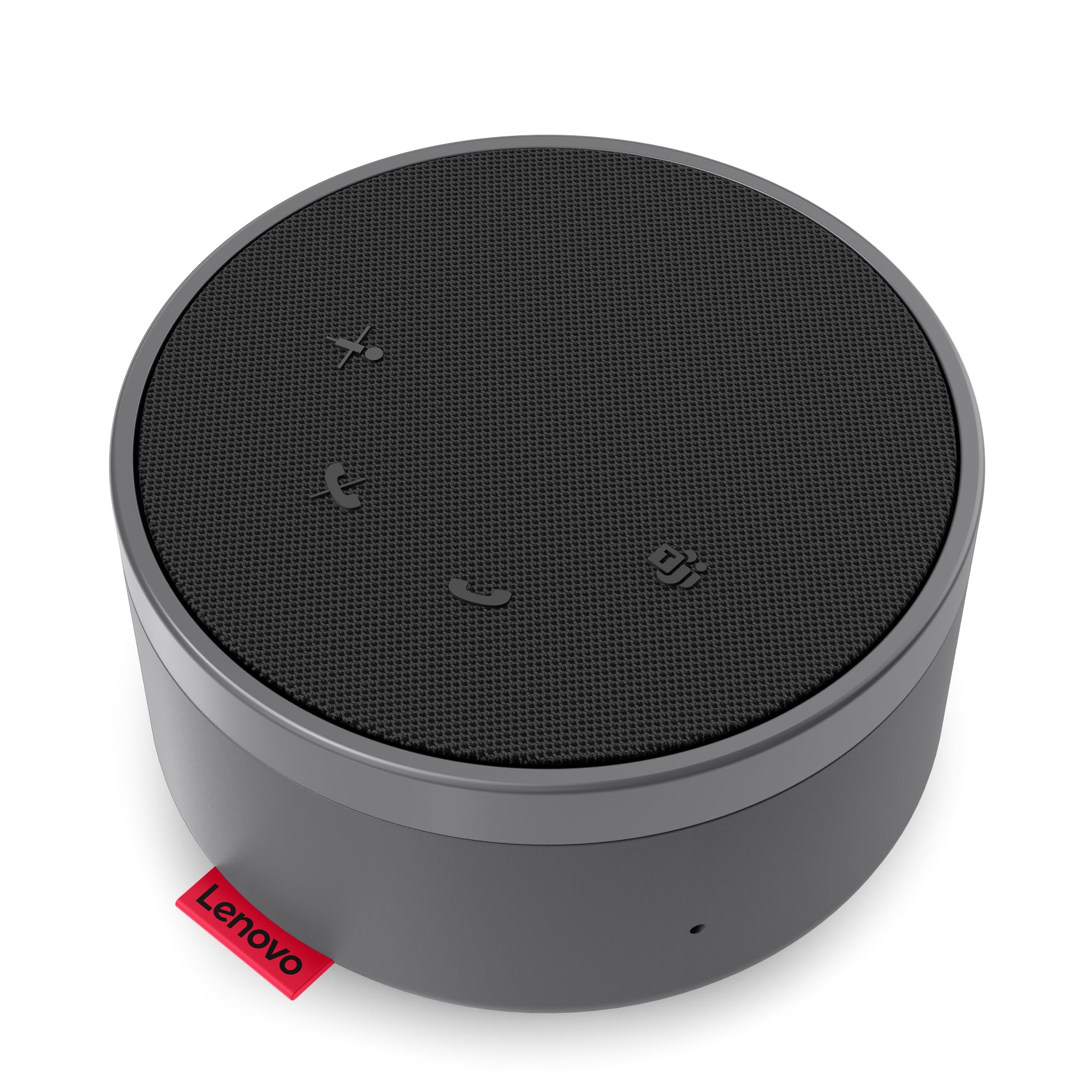 Lenovo Go Wired Speakerphone with Omni-Directional Mic - USB-C Plug-and-Play for Microsoft Teams Certified (Gray) - Perfect for Conference Calls, Home Office & Remote Work Meetings