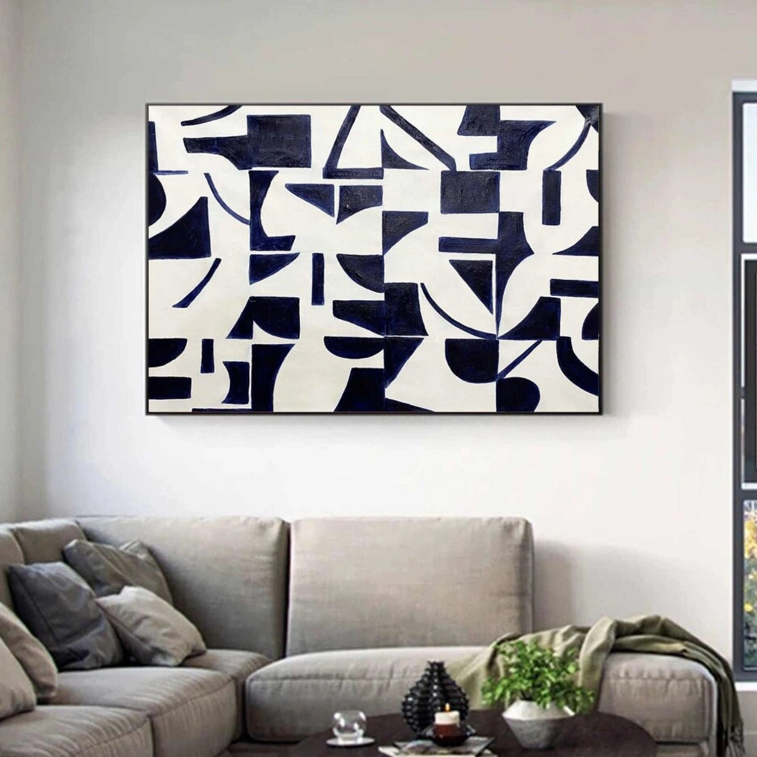 Abstract Tranquility Wall Art Print #WS240 - Modern Home Decor for Living Room, Bedroom & Office