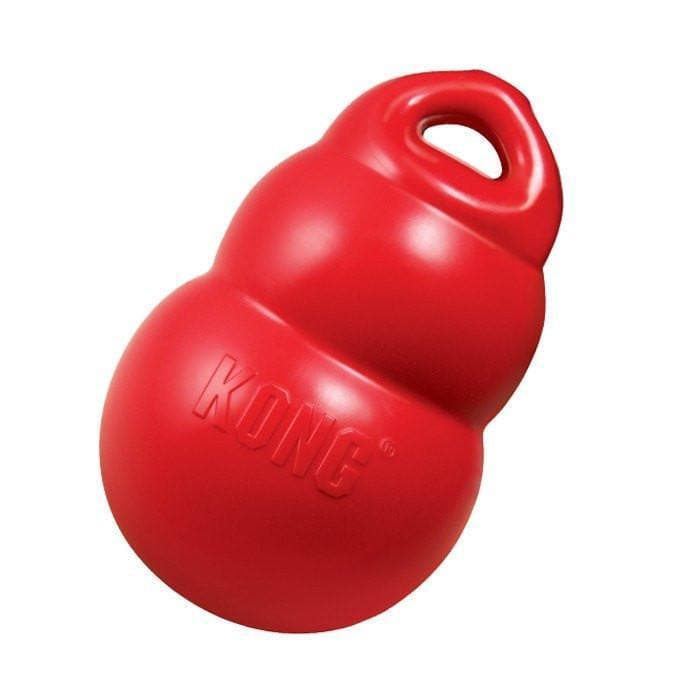Kong Bounzer Dog Toy - Durable Chew-Resistant Rubber Bouncing Ball for Dogs (3 Sizes) - Perfect for Fetch, Training, and Playtime Indoors or Outdoors