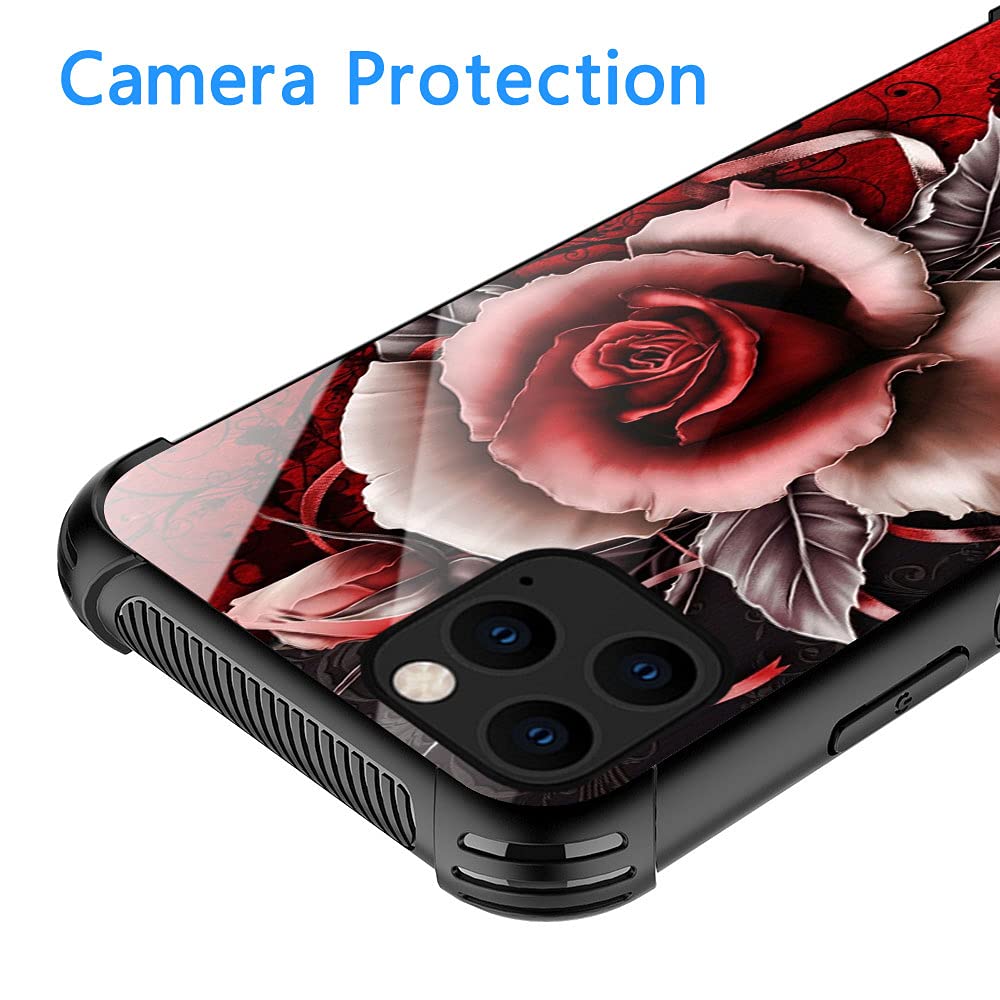 Premium iPhone 13 Pro Max Case with Fantasy Rose Pattern - Trendy Protective Phone Cover for Women | Perfect Gift for Girlfriends, Wives & Daughters | Everyday Use, Work & Travel Accessory