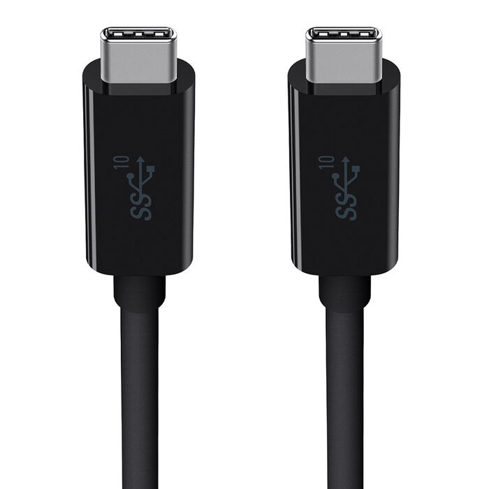 Belkin USB C to USB C Cable 1M (3.3ft) SuperSpeed 3.1 Gen 2 - 10Gbps Data Transfer & Fast Charging - Black - Perfect for MacBook, iPad Pro, Galaxy S23 & More