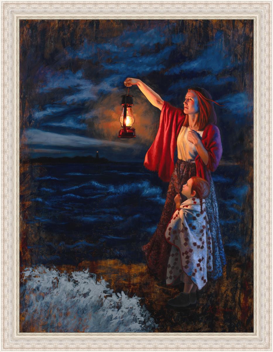 Beacon of Hope Large Wall Art - Inspirational Home Decor for Living Room, Bedroom & Office - Perfect for Uplifting Spaces & Gifts