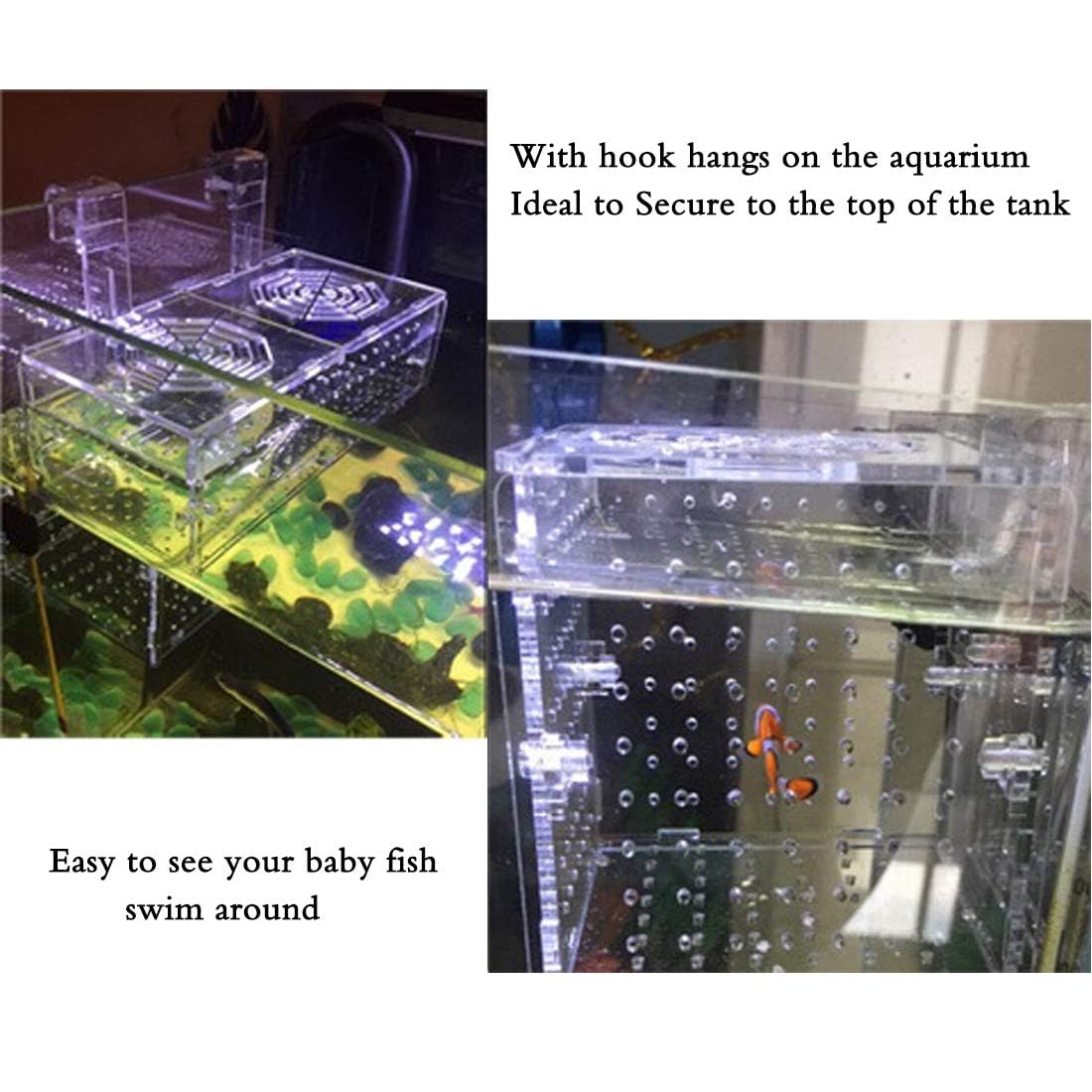 Hamiledyi Acrylic Fish Breeding Box - 7.8