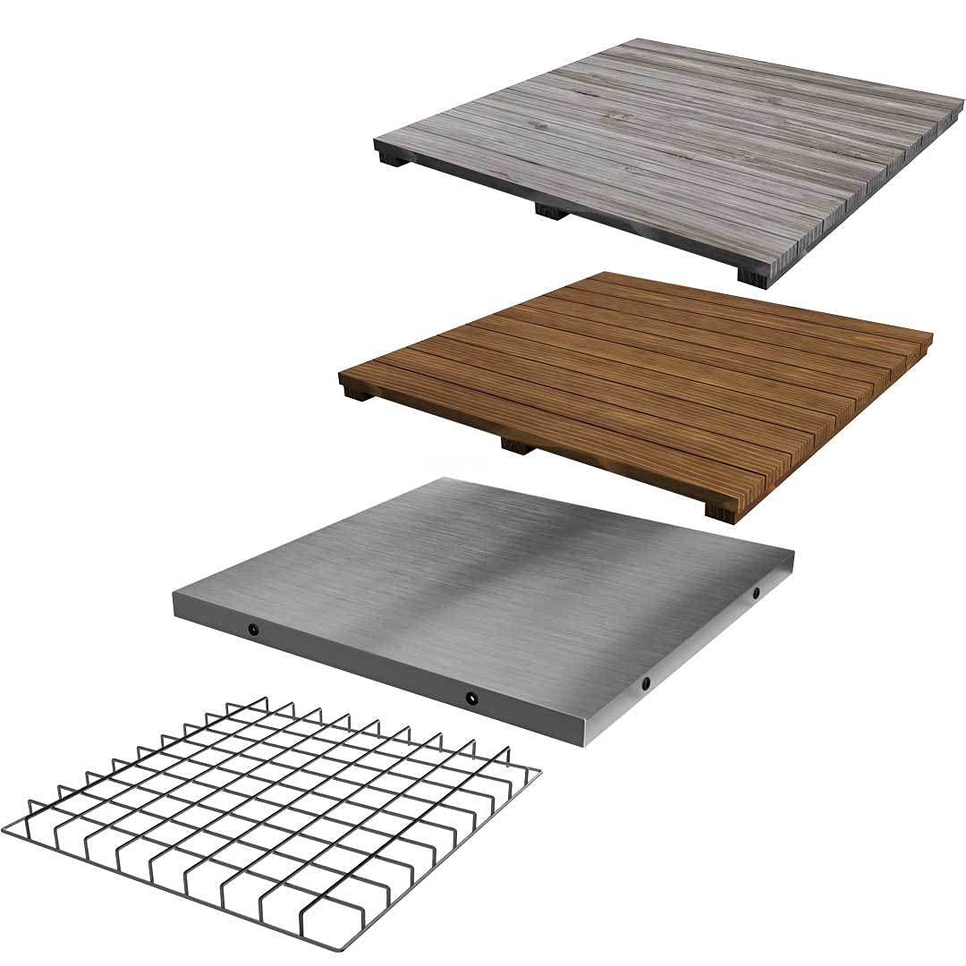 Big Green Egg Modular Nest Insert - Stainless Steel Solid Grill Accessory for Outdoor Cooking & BBQ